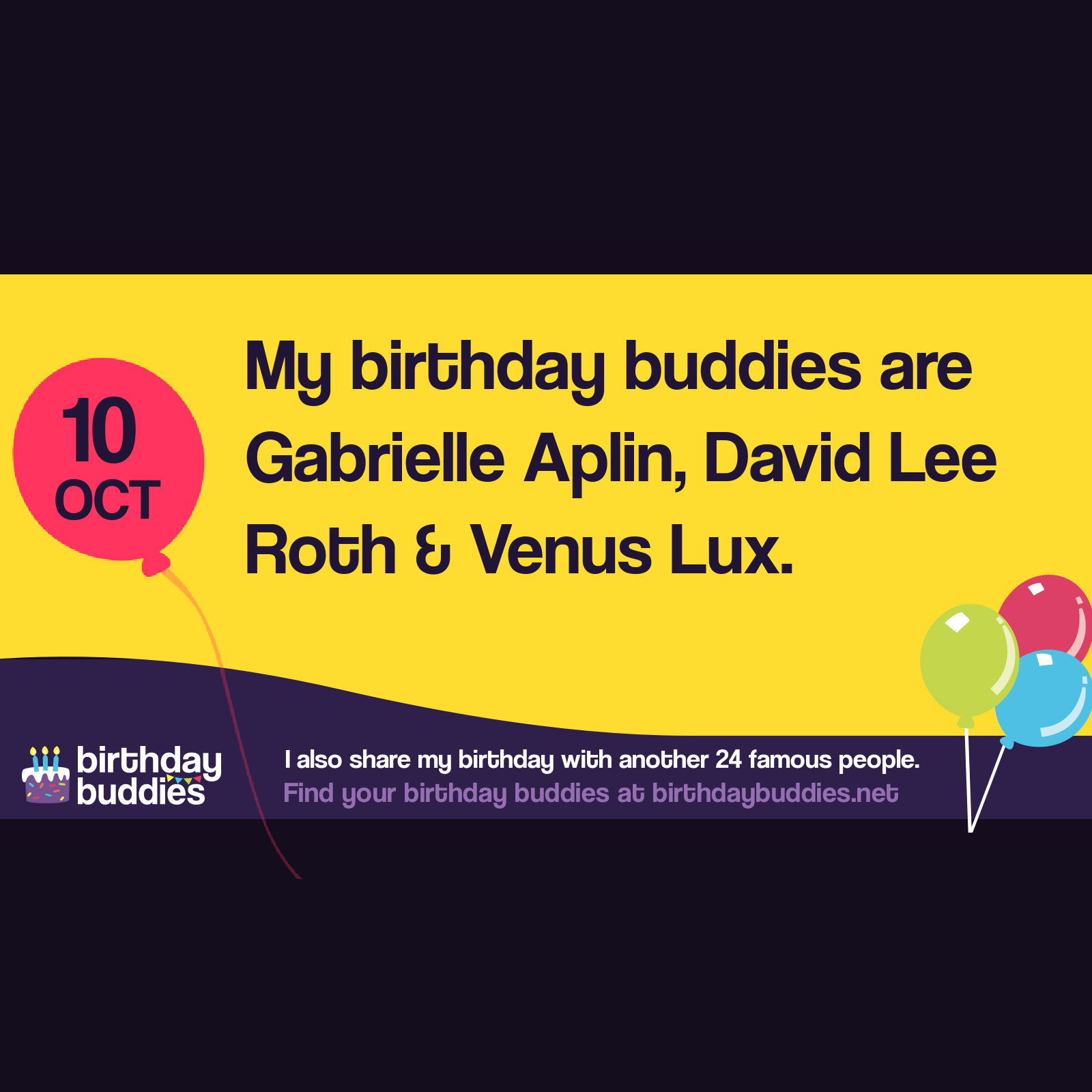 Famous Birthdays On 10th October Celebrities Born On 10th October