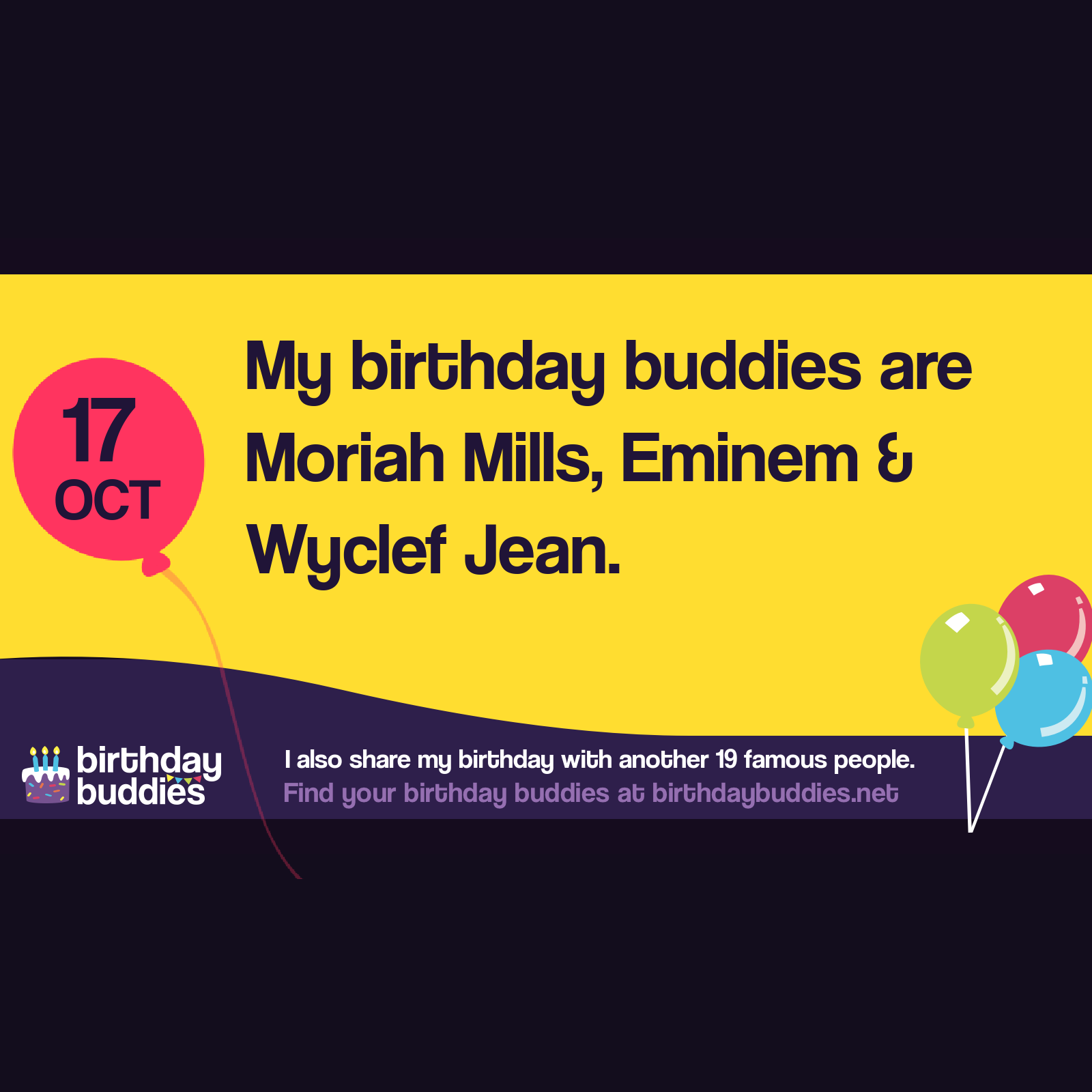 17 october birthday status