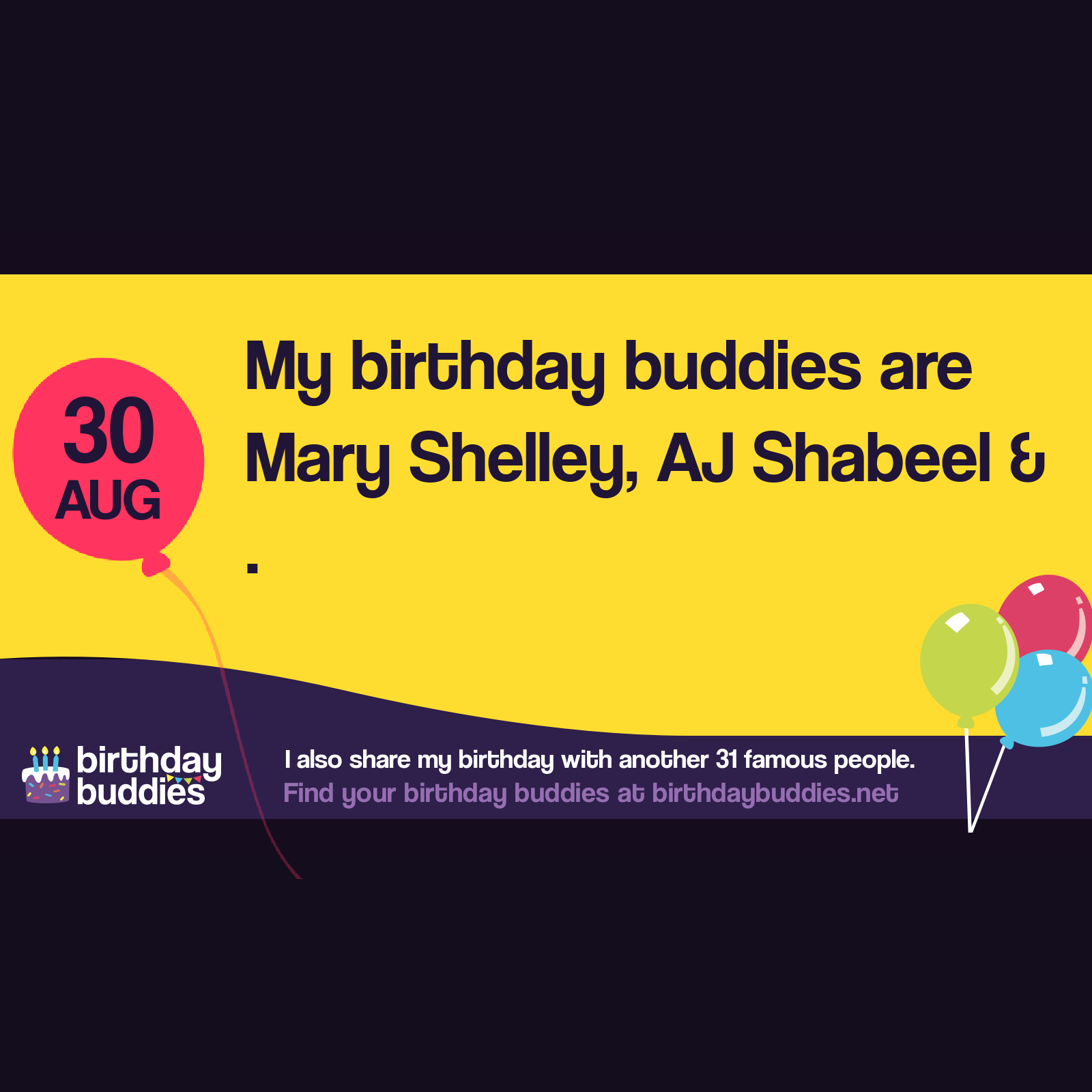 Famous Birthdays On 30th August | Celebrities Born On 30th August