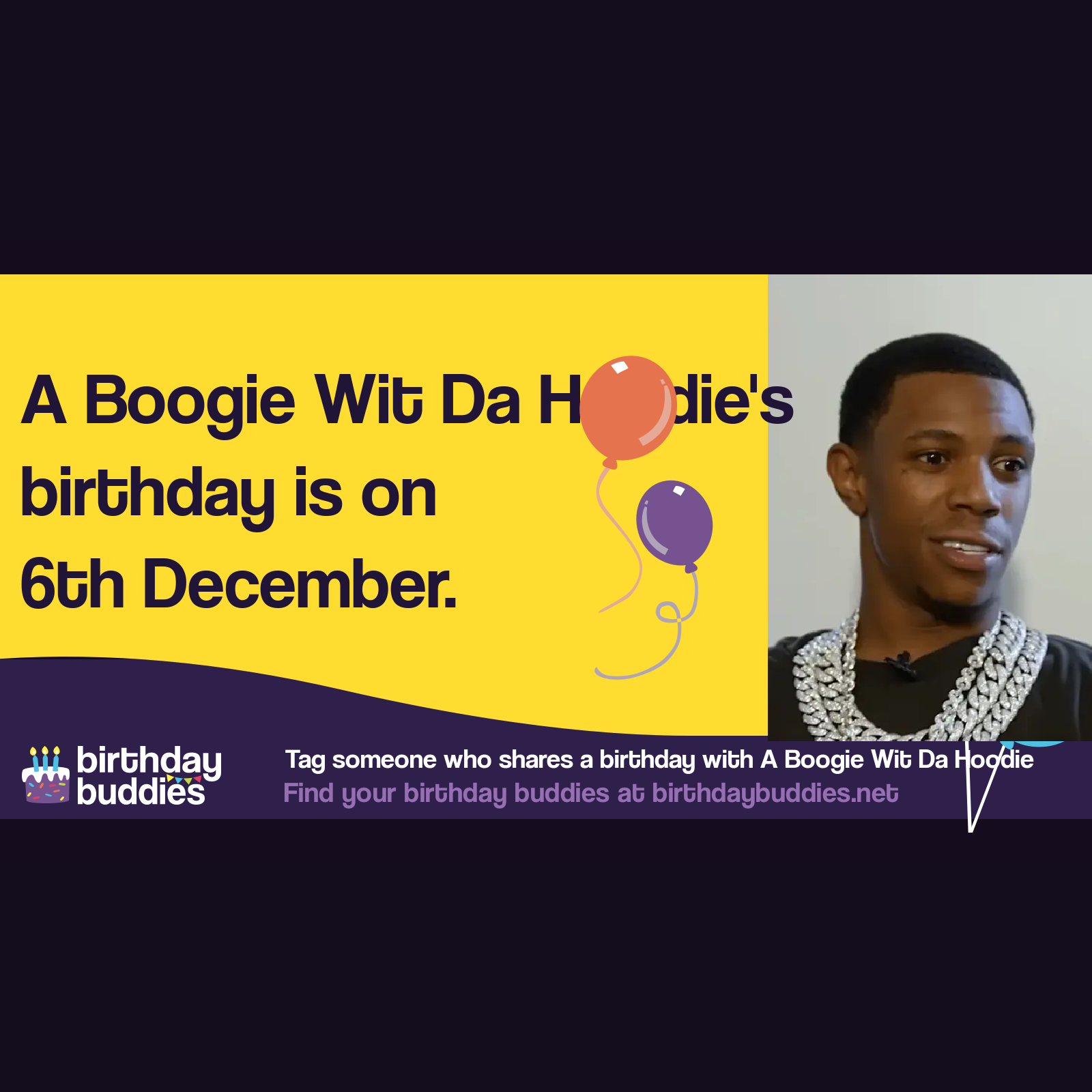 A Boogie Wit Da Hoodie S Birthday Is 6th December 1995