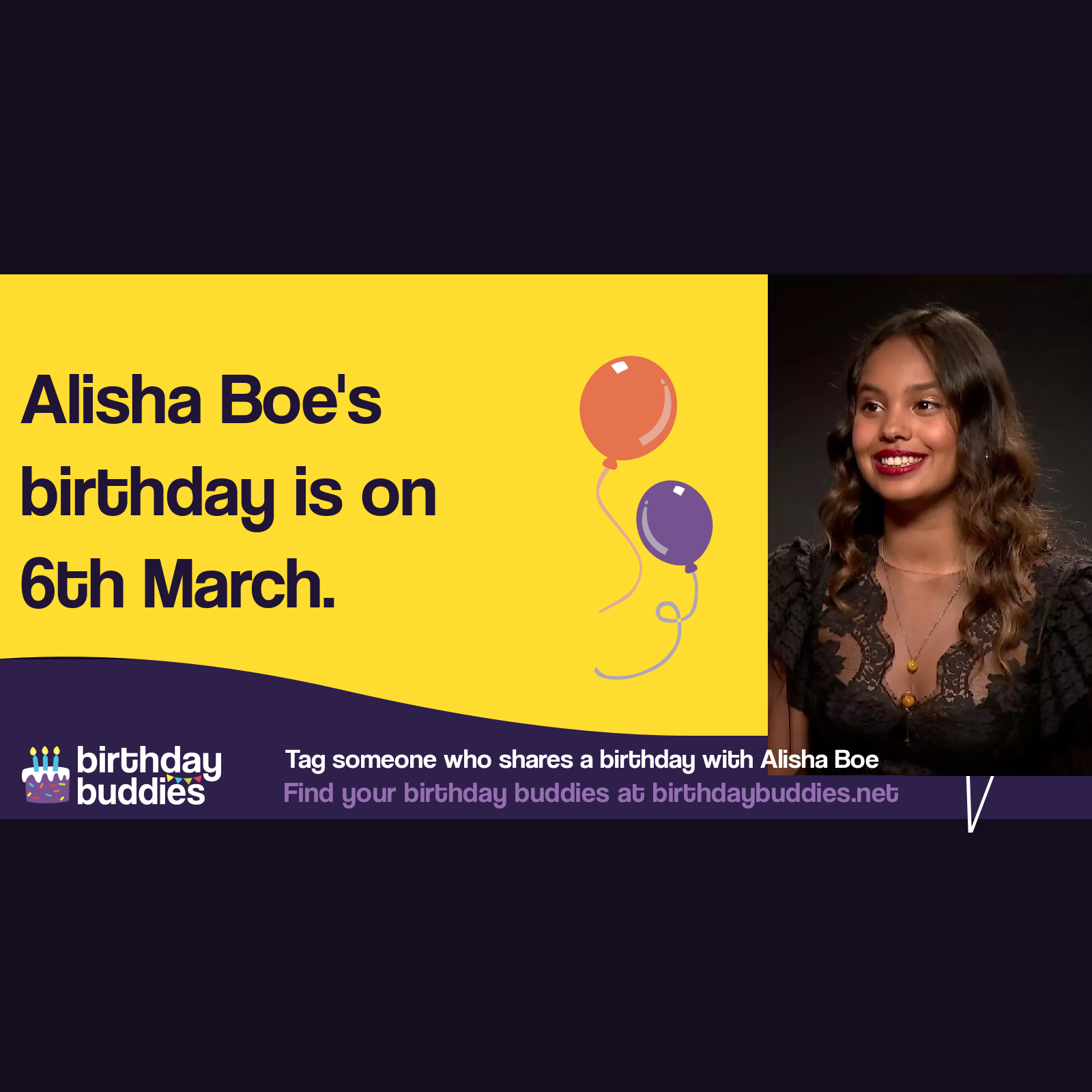 Alisha Boe’s birthday is 6th March 1997