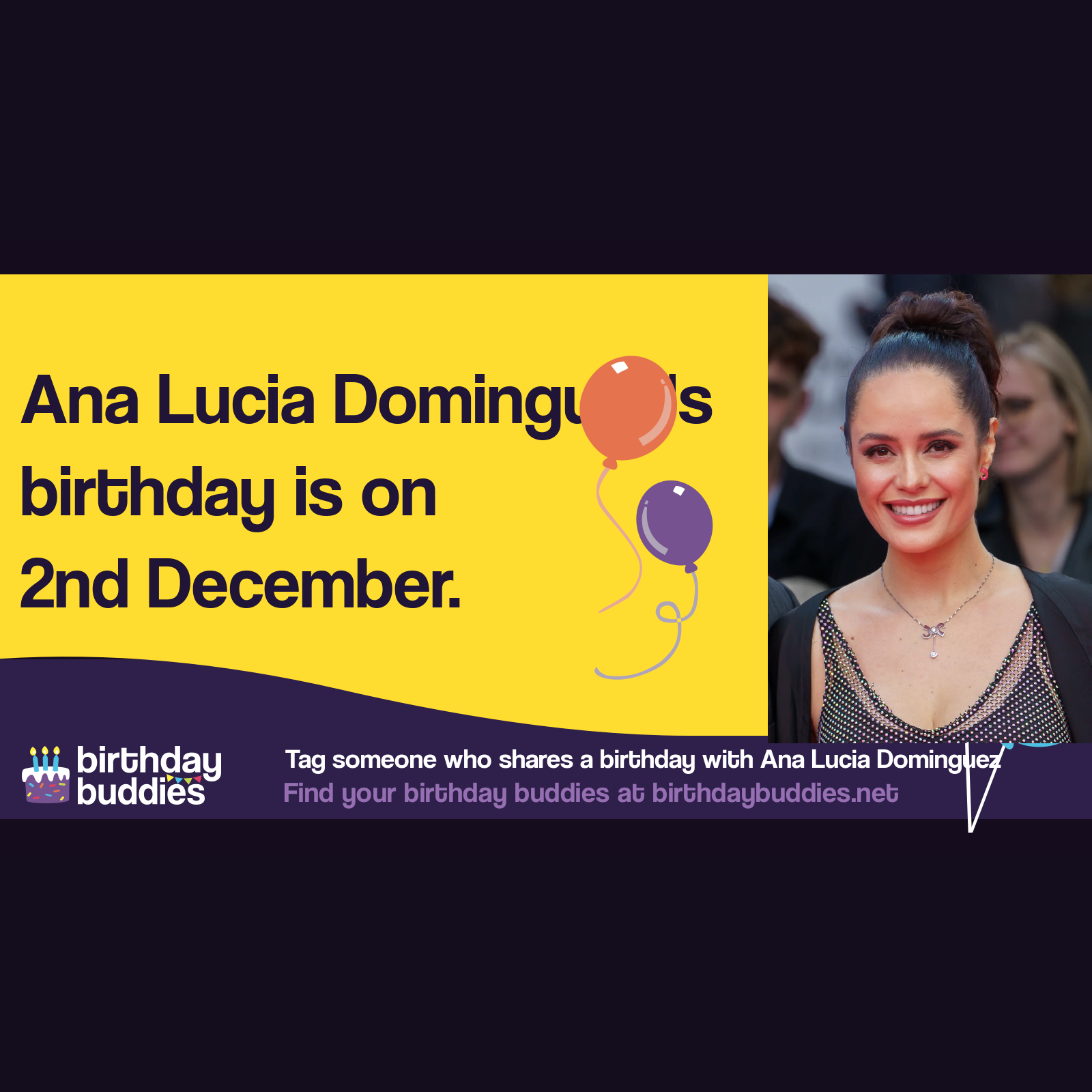 Ana Lucía Domínguezs Birthday Is 2nd December 1983 