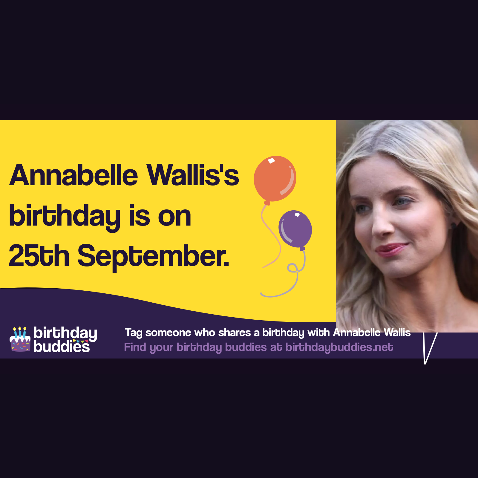 Annabelle Wallis’s birthday is 25th September 1984