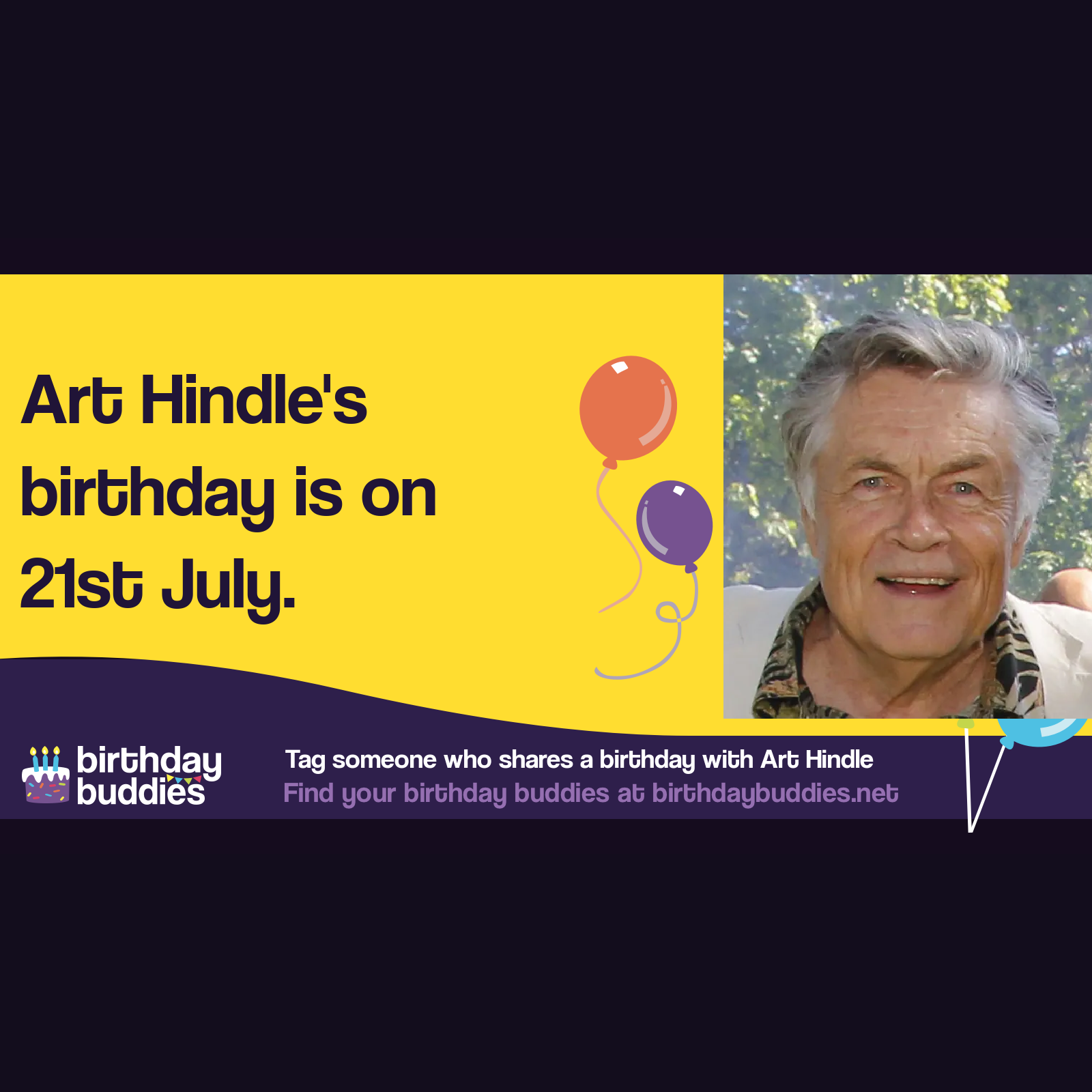 Art Hindle's birthday is 21st July 1948