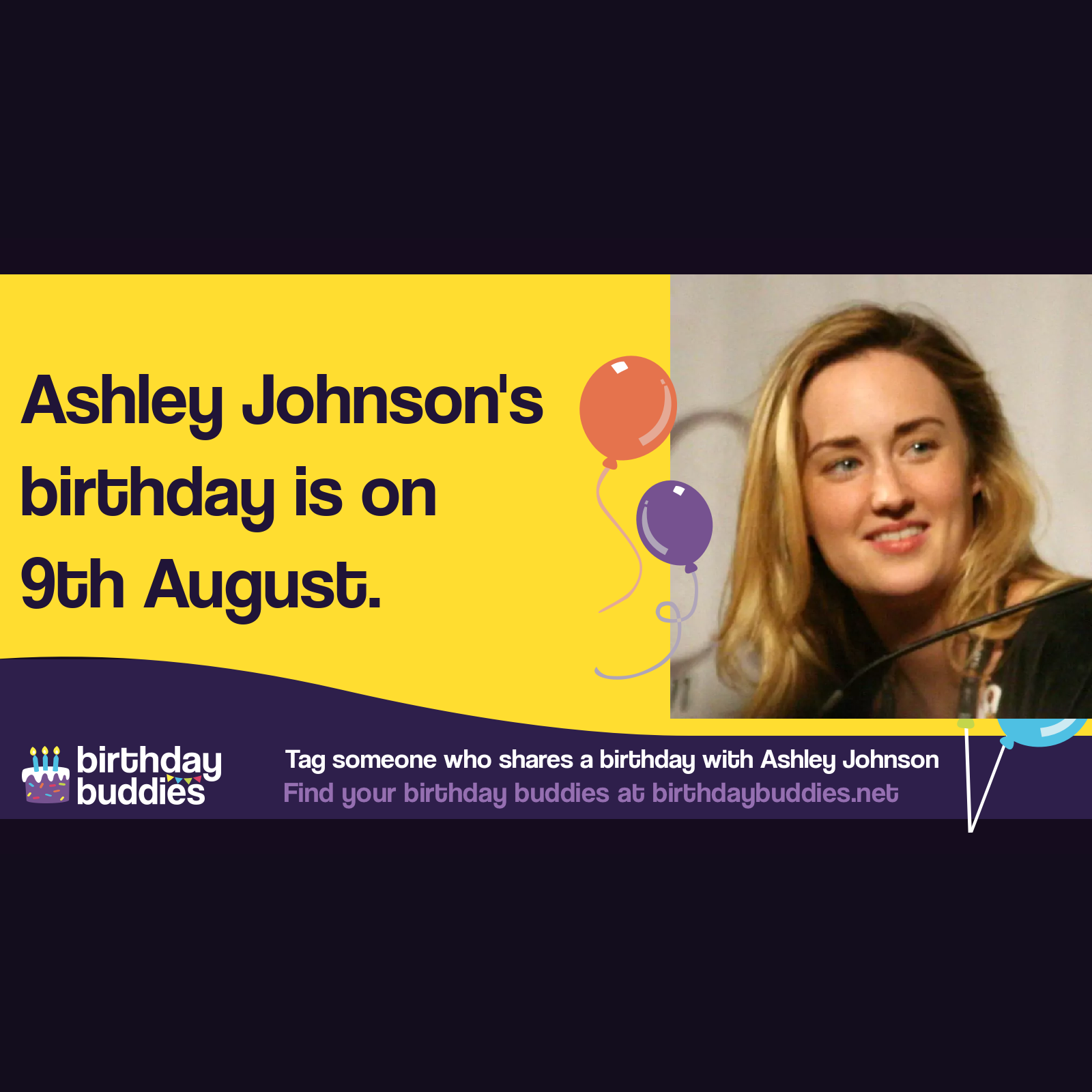 August 9: Happy 38th Birthday to Ashley Johnson #ashleyjohnson #actress  #bornonthisday #happybirthday #AugustBirthdays #August #Biography