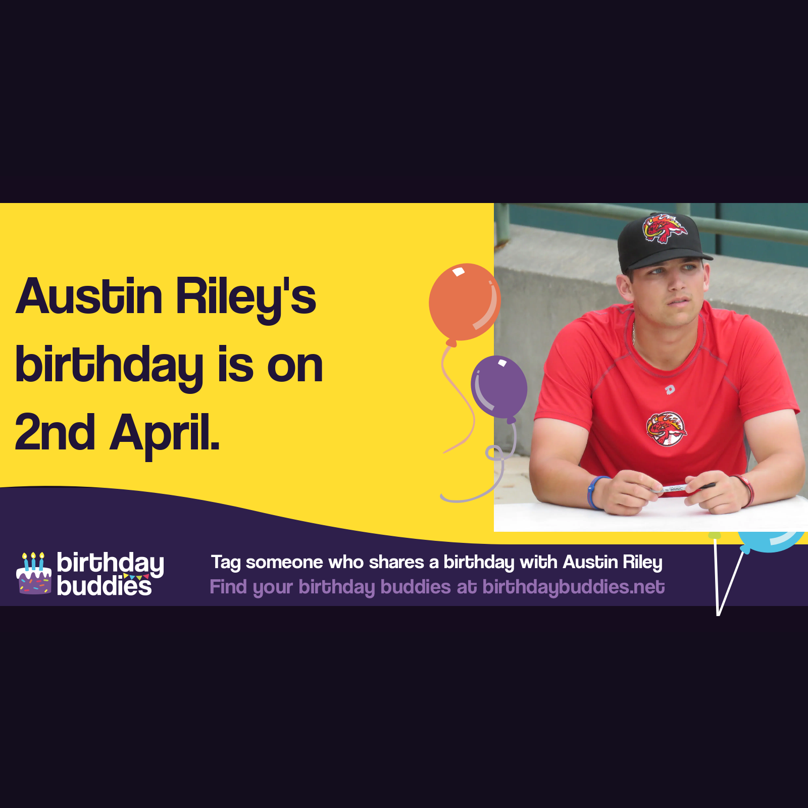 Austin Riley's birthday is 2nd April 1997