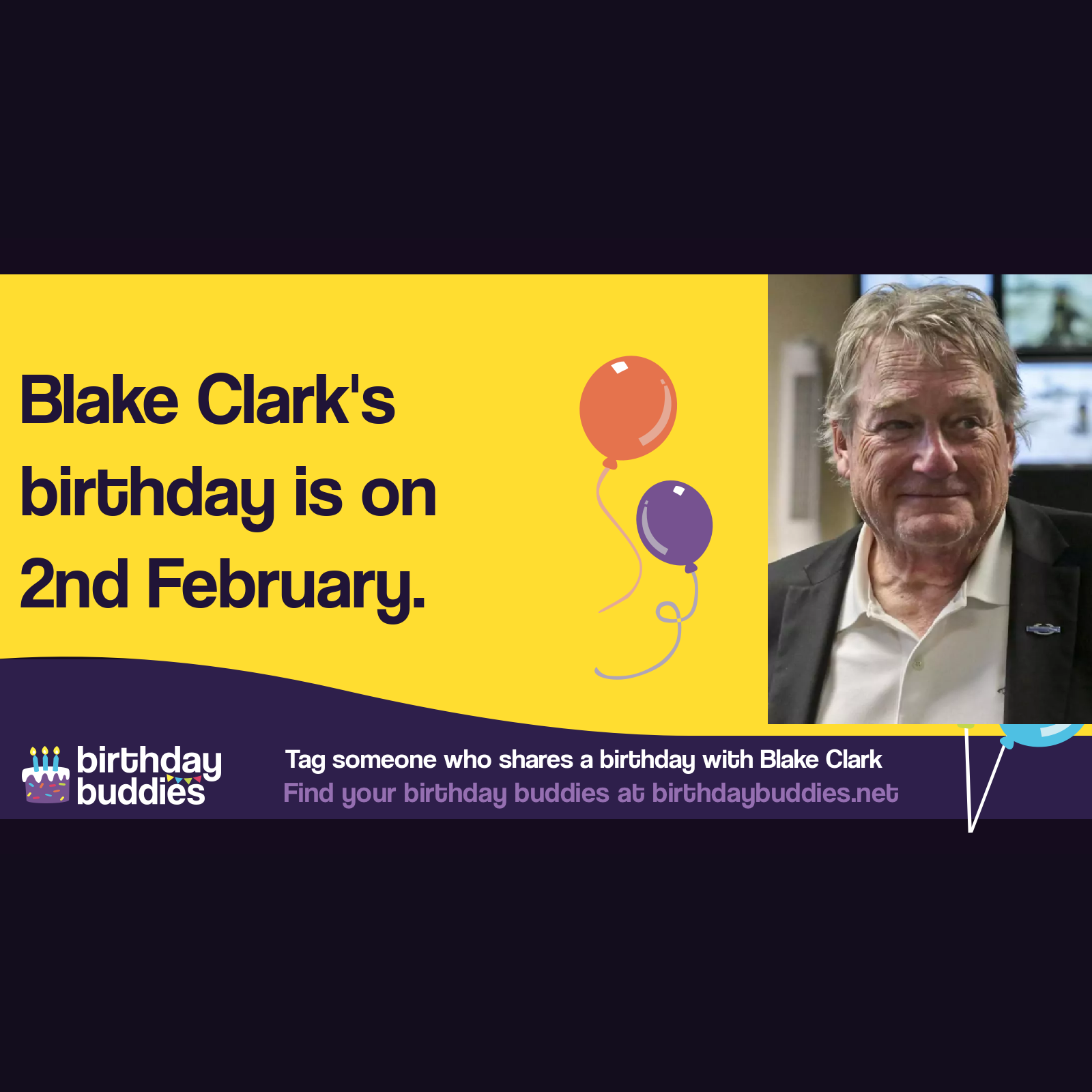 Blake Clark’s birthday is 2nd February 1946