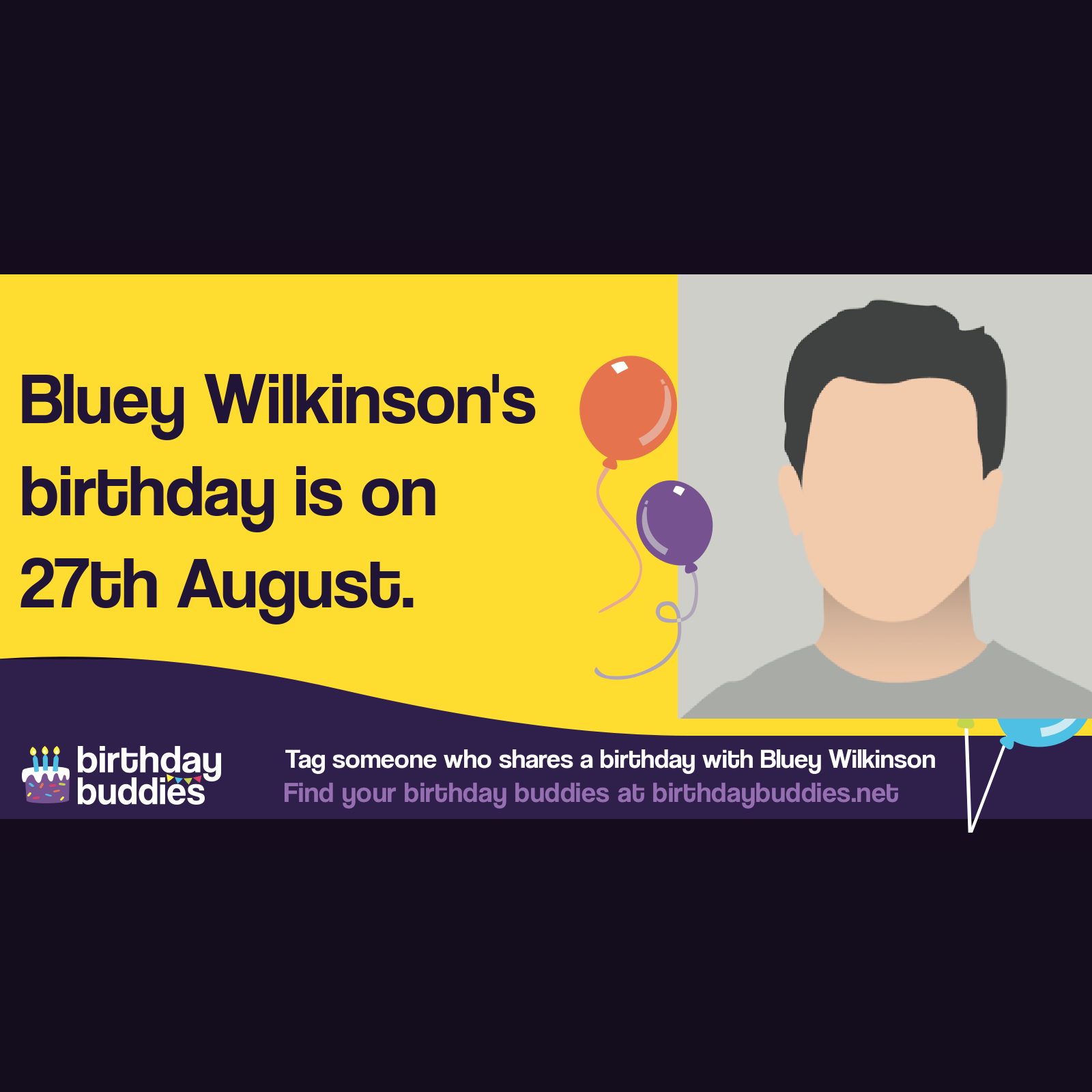 Bluey Wilkinson's birthday was 27th August 1911