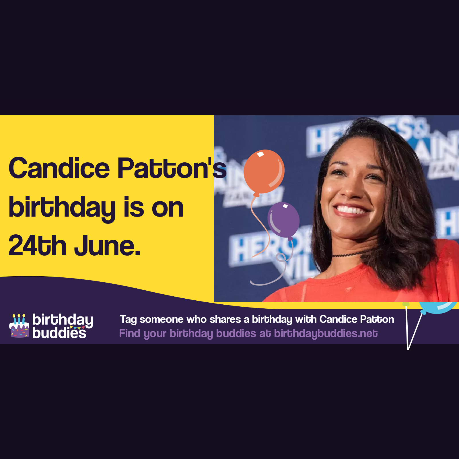 Candice Patton’s birthday is 24th June 1988