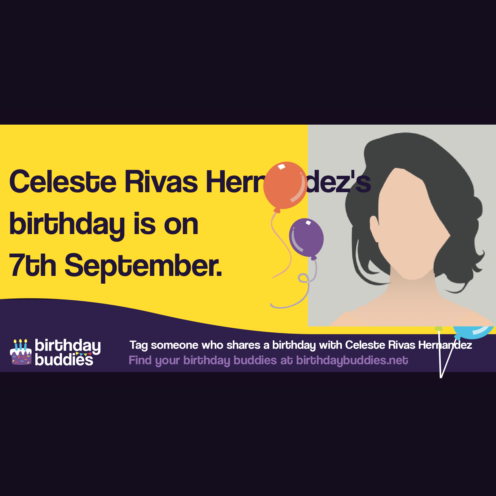 Celeste Rivas Hernandez's birthday is 7th September 2010