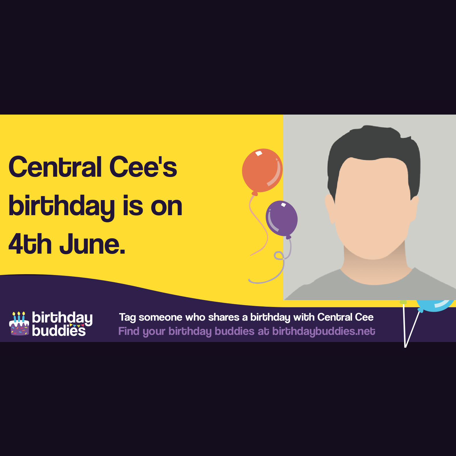 Central Cee's birthday is 4th June 1998