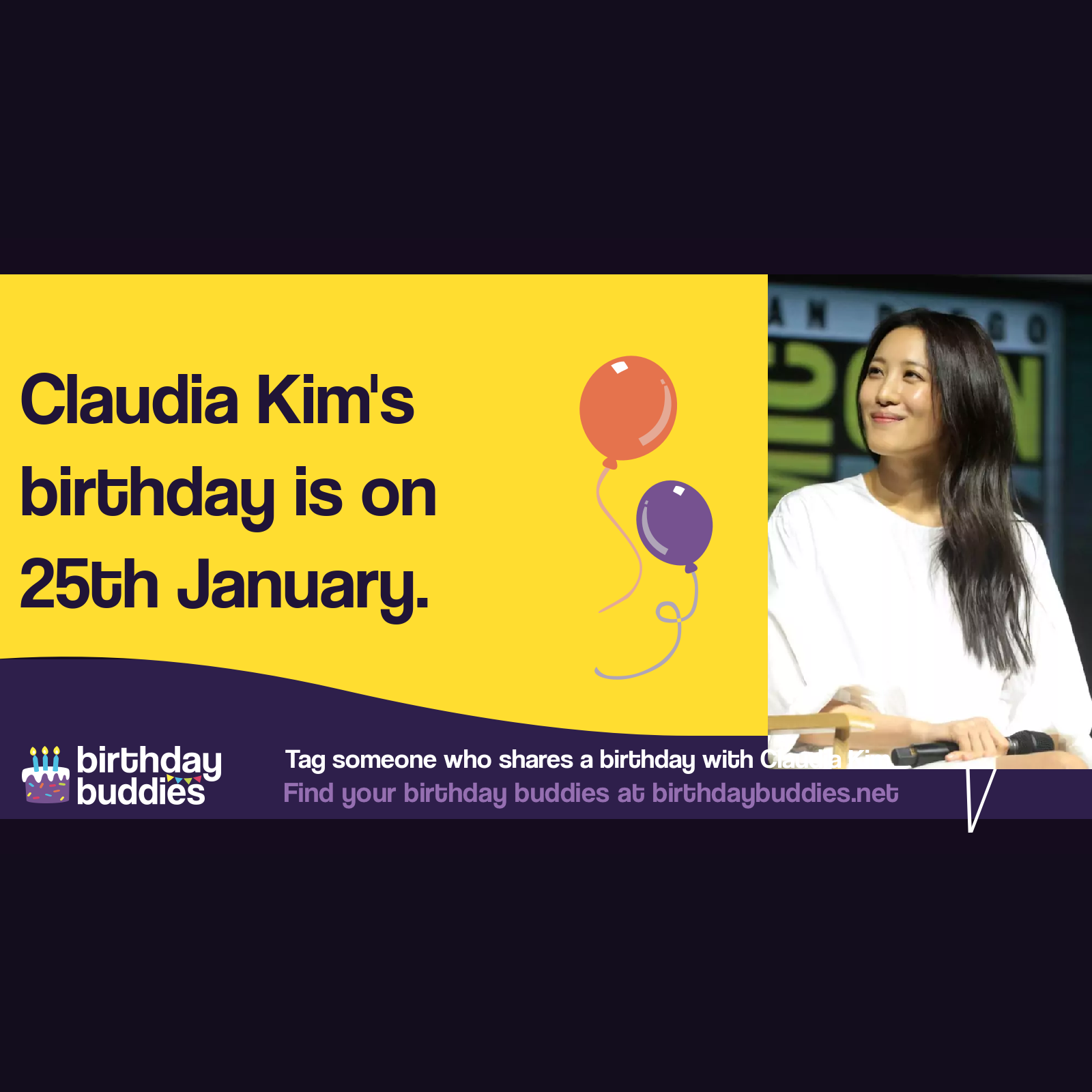 Claudia Kim’s birthday is 25th January 1985