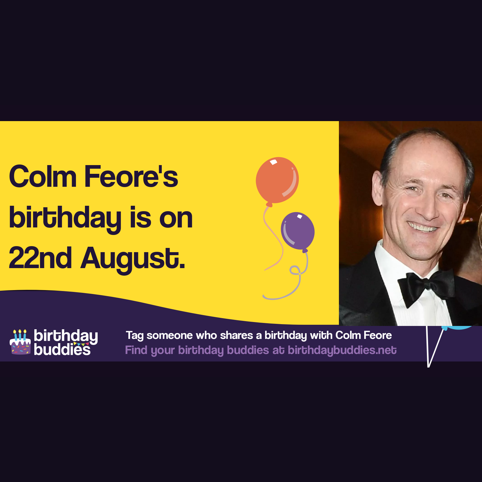 Colm Feore’s birthday is 22nd August 1958