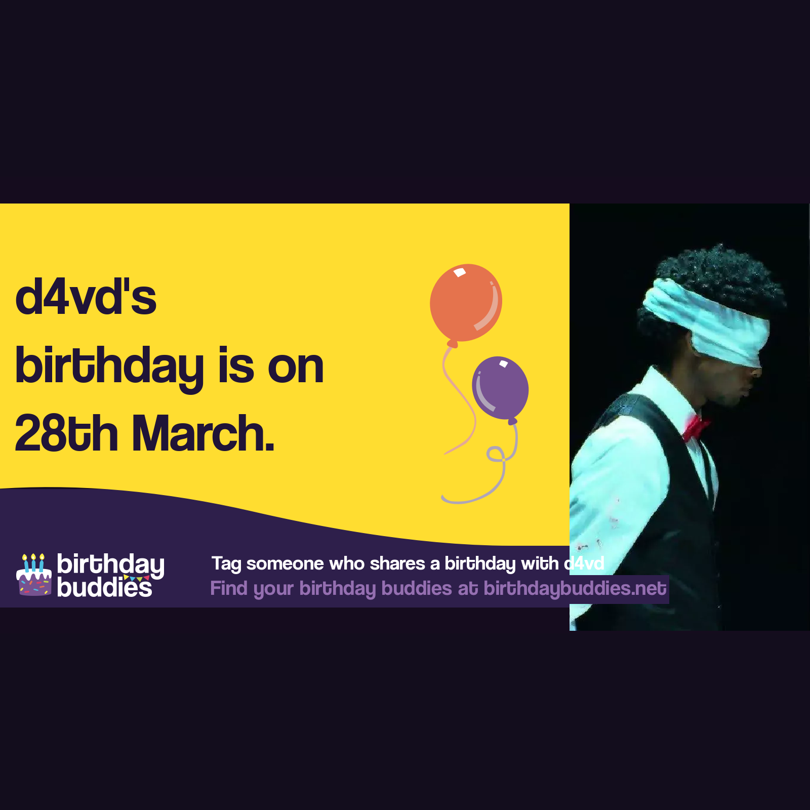 d4vd&rsquo;s birthday is 28th March 2005