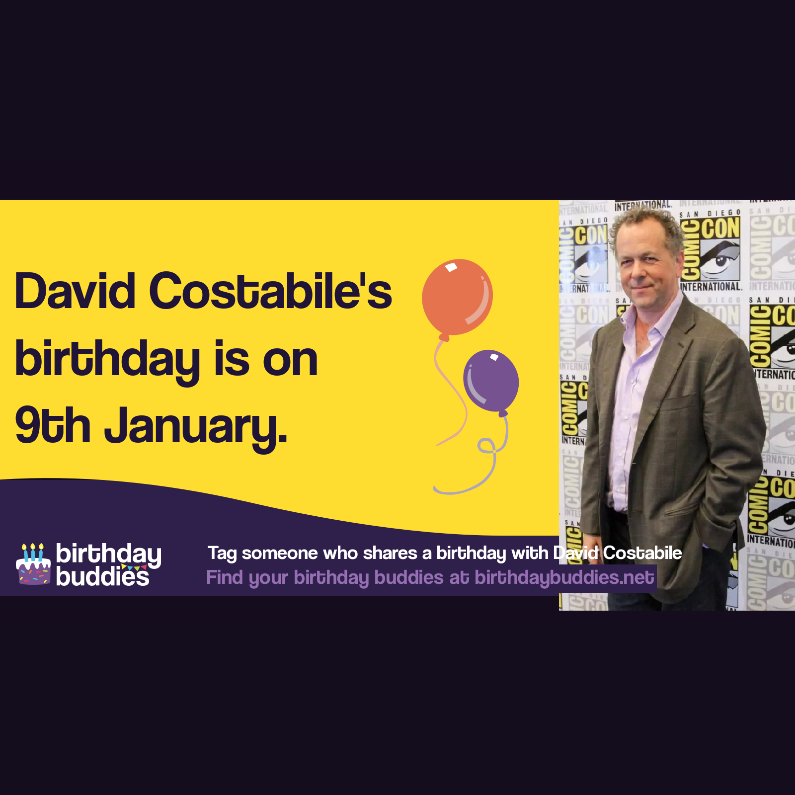 David Costabile’s birthday is 9th January 1967