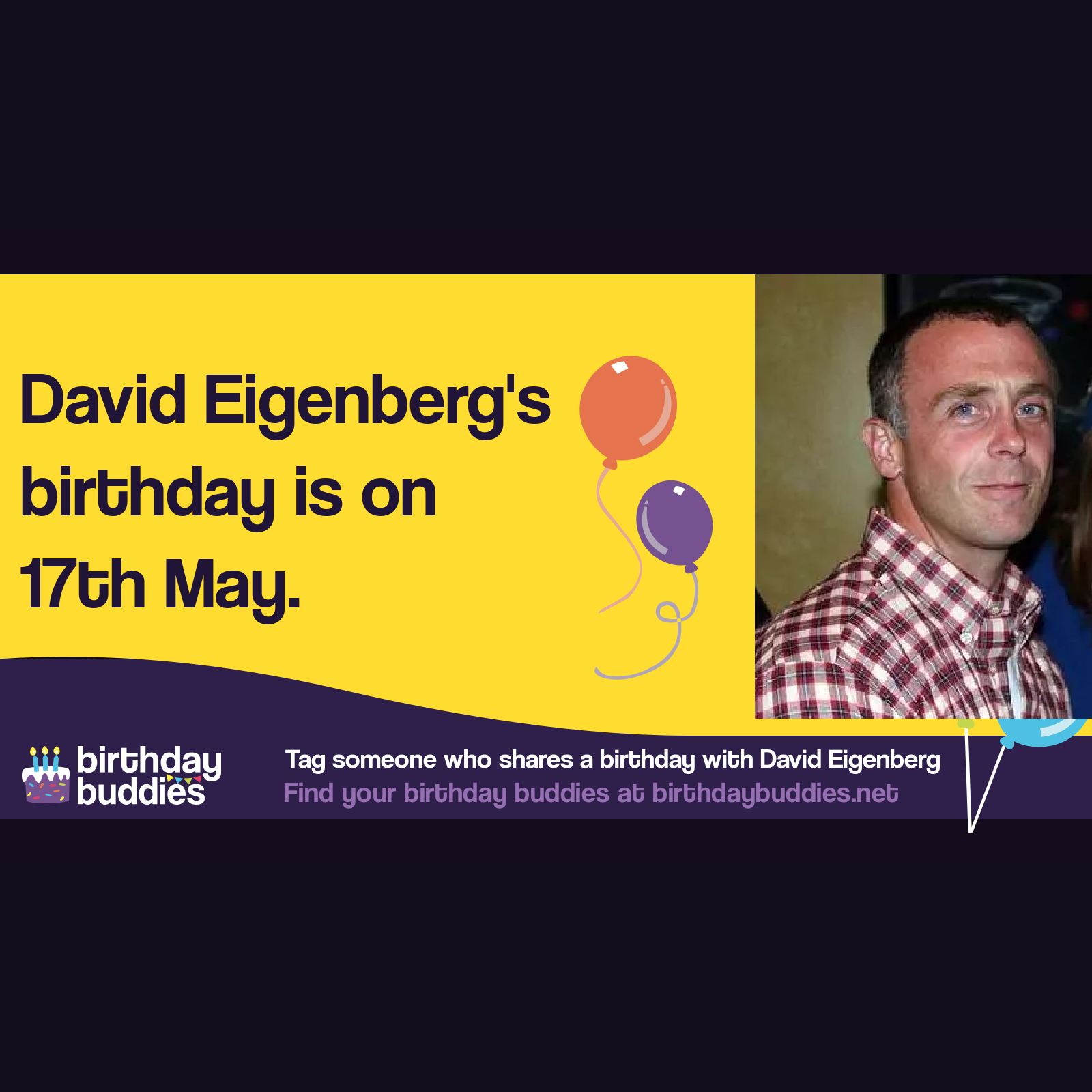 David Eigenberg's birthday is 17th May 1964