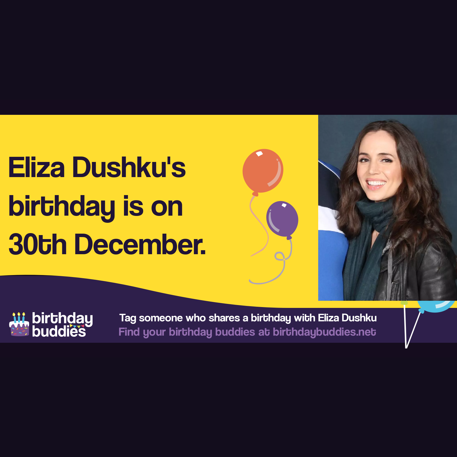Eliza Dushku’s birthday is 30th December 1980