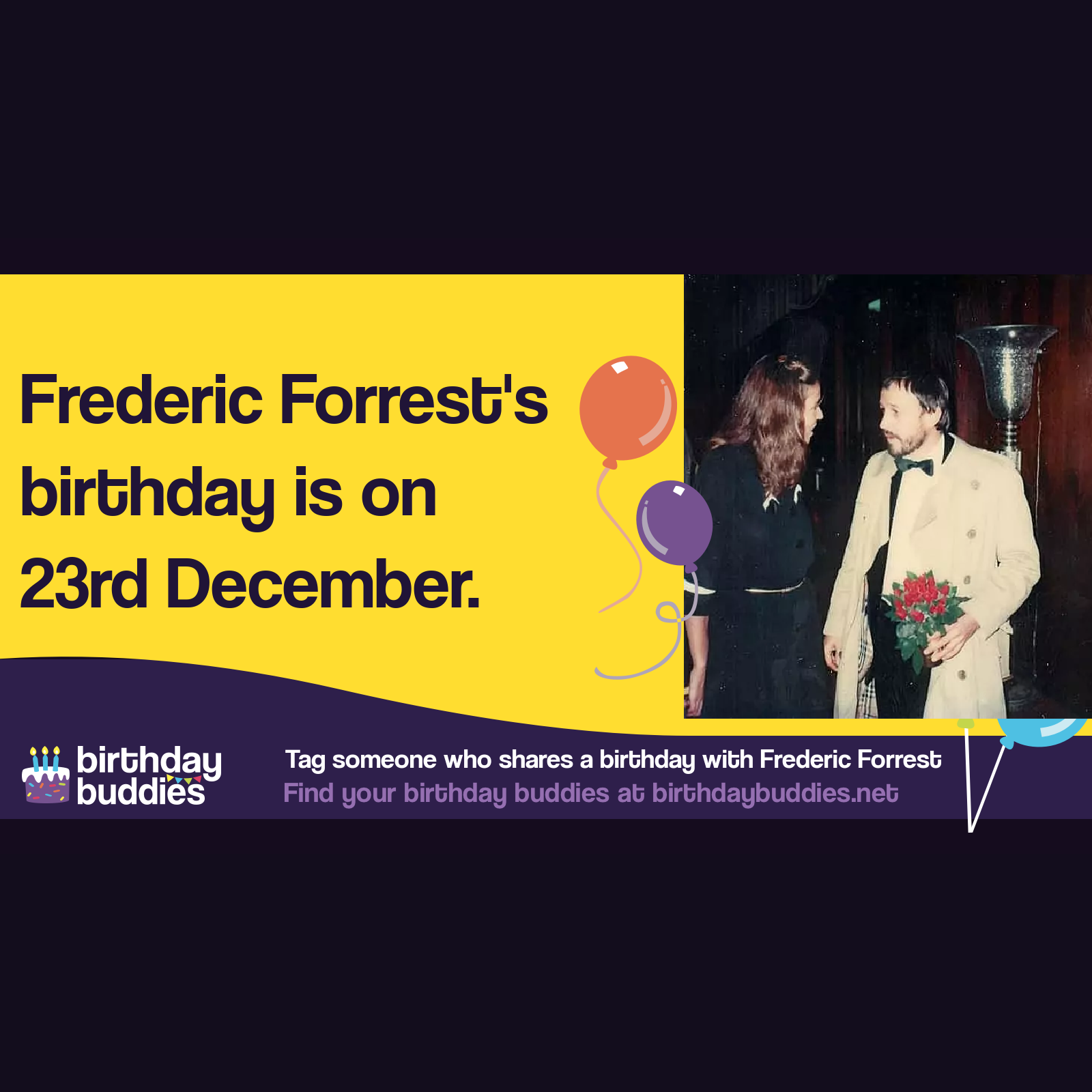 Frederic Forrest&rsquo;s birthday was 23rd December 1936