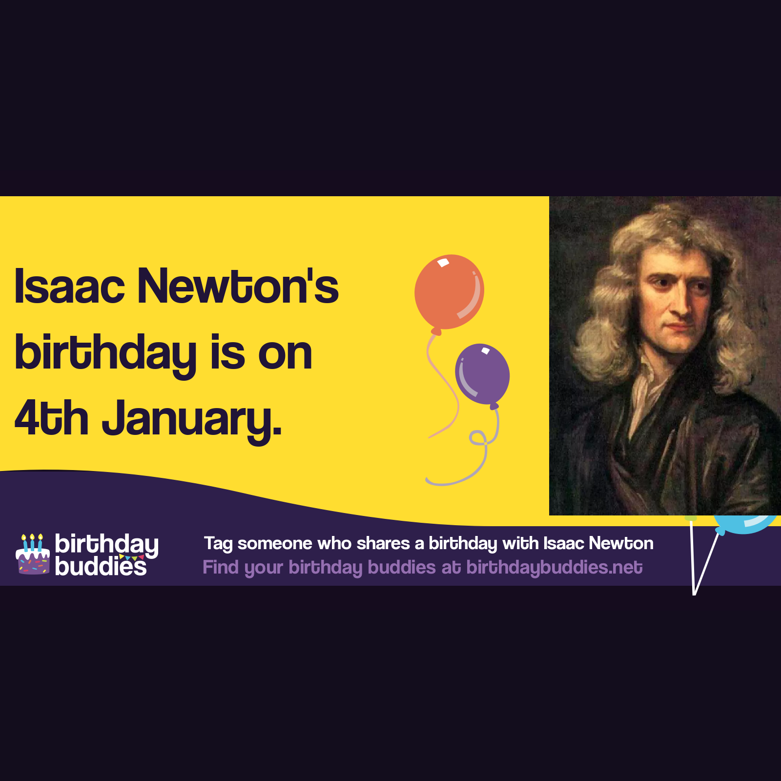 Isaac Newtons Birthday Was 4th January 1643 5025