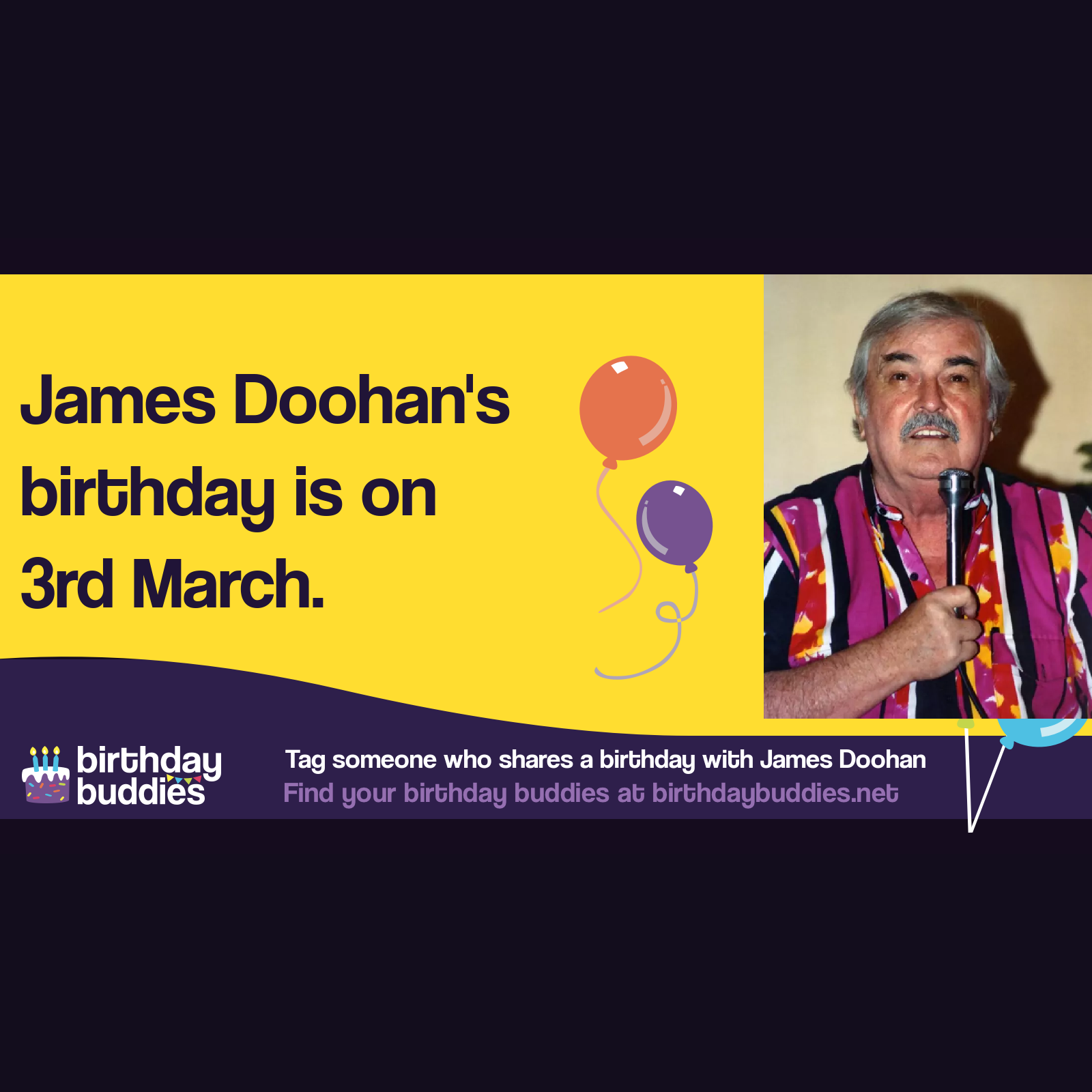 James Doohan’s birthday was 3rd March 1920