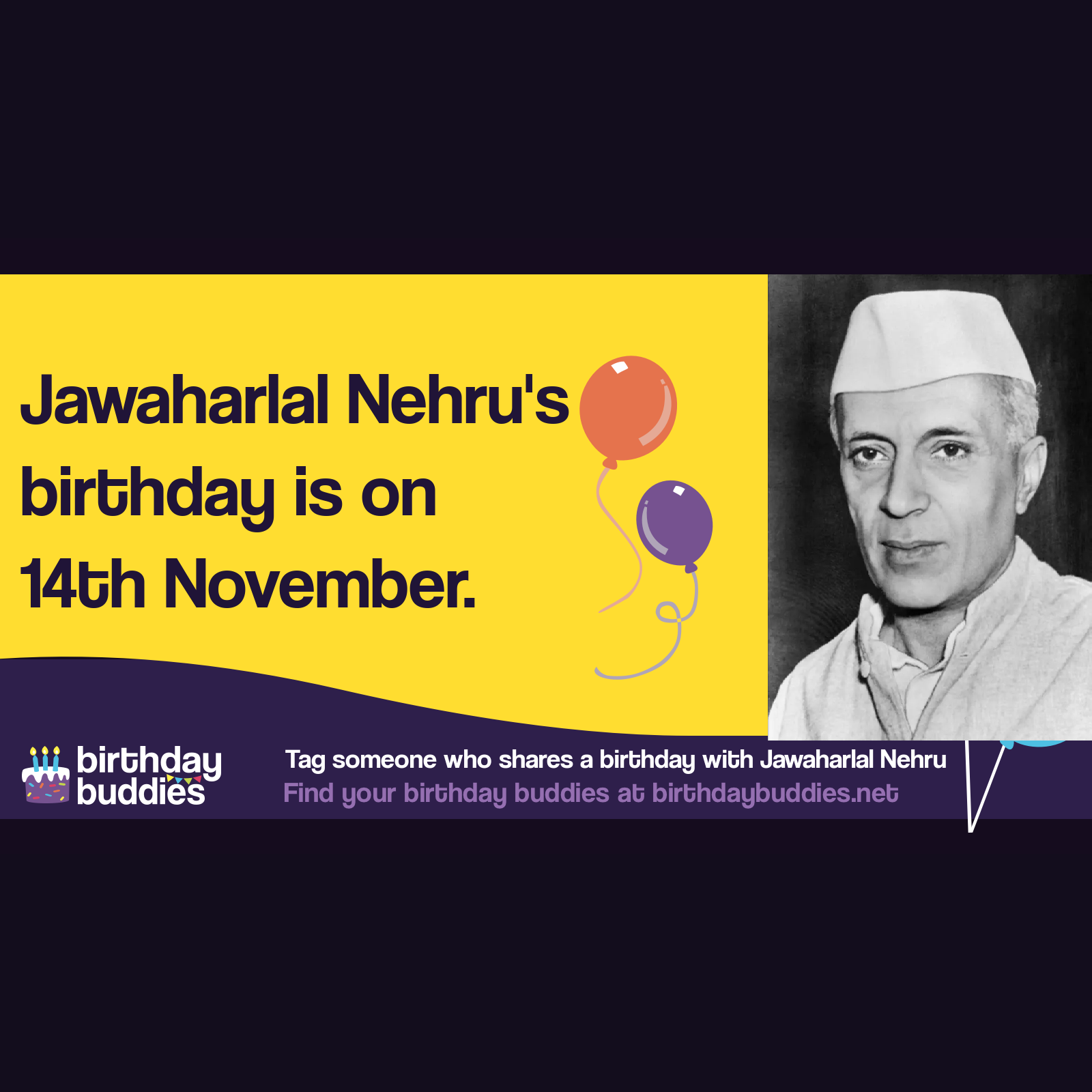 date of birth of jawaharlal nehru in hindi