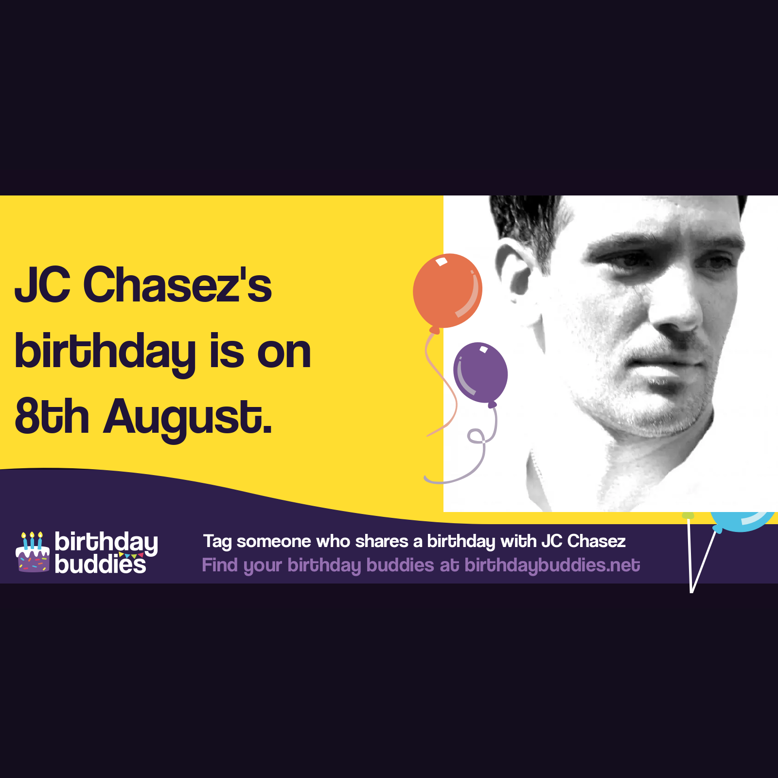 JC Chasez’s birthday is 8th August 1976