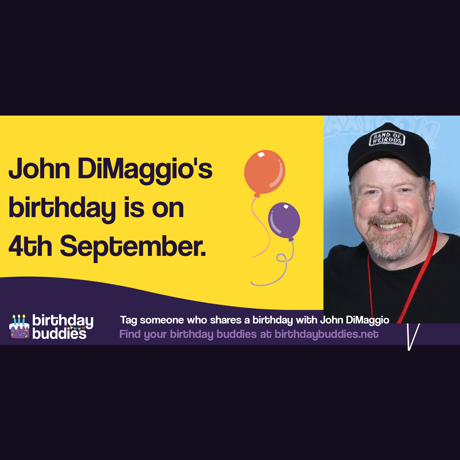 John DiMaggio’s birthday is 4th September 1968