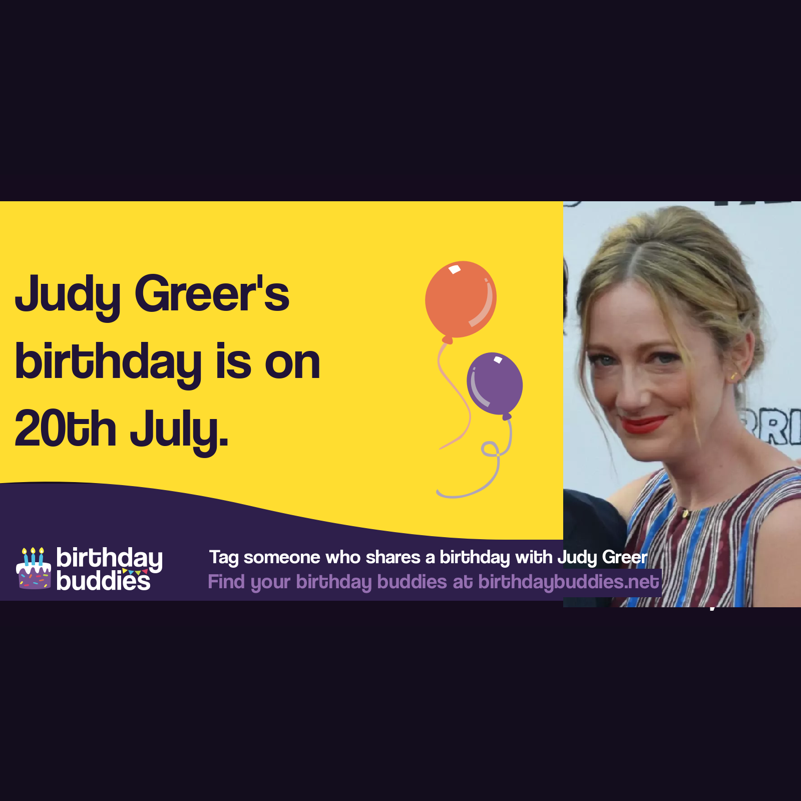 Judy Greer’s birthday is 20th July 1975