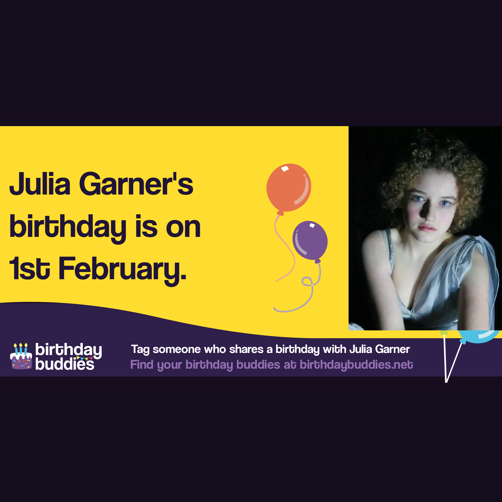 Julia Garner’s birthday is 1st February 1994