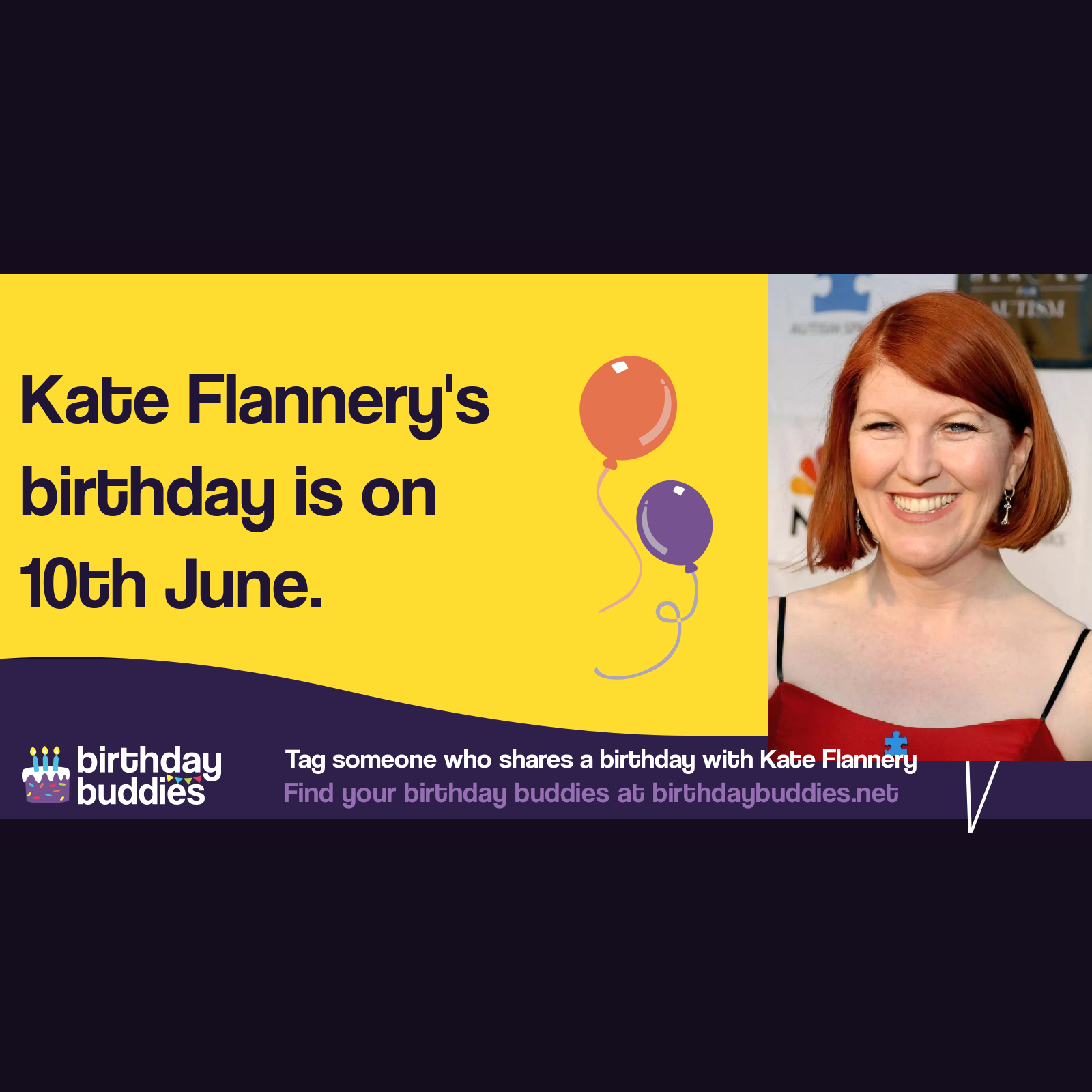 Kate Flannery’s birthday is 10th June 1964
