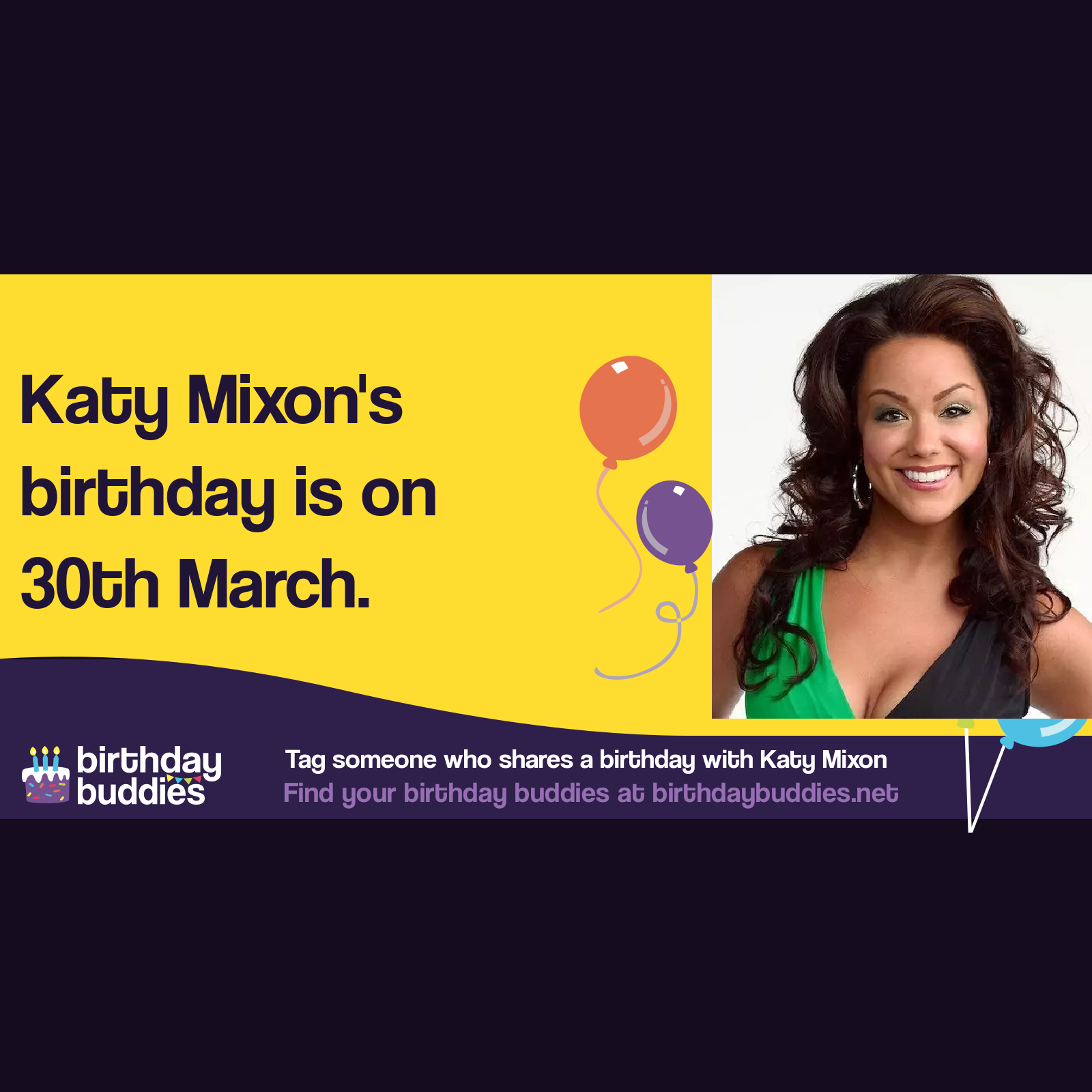 Katy Mixon’s birthday is 30th March 1981