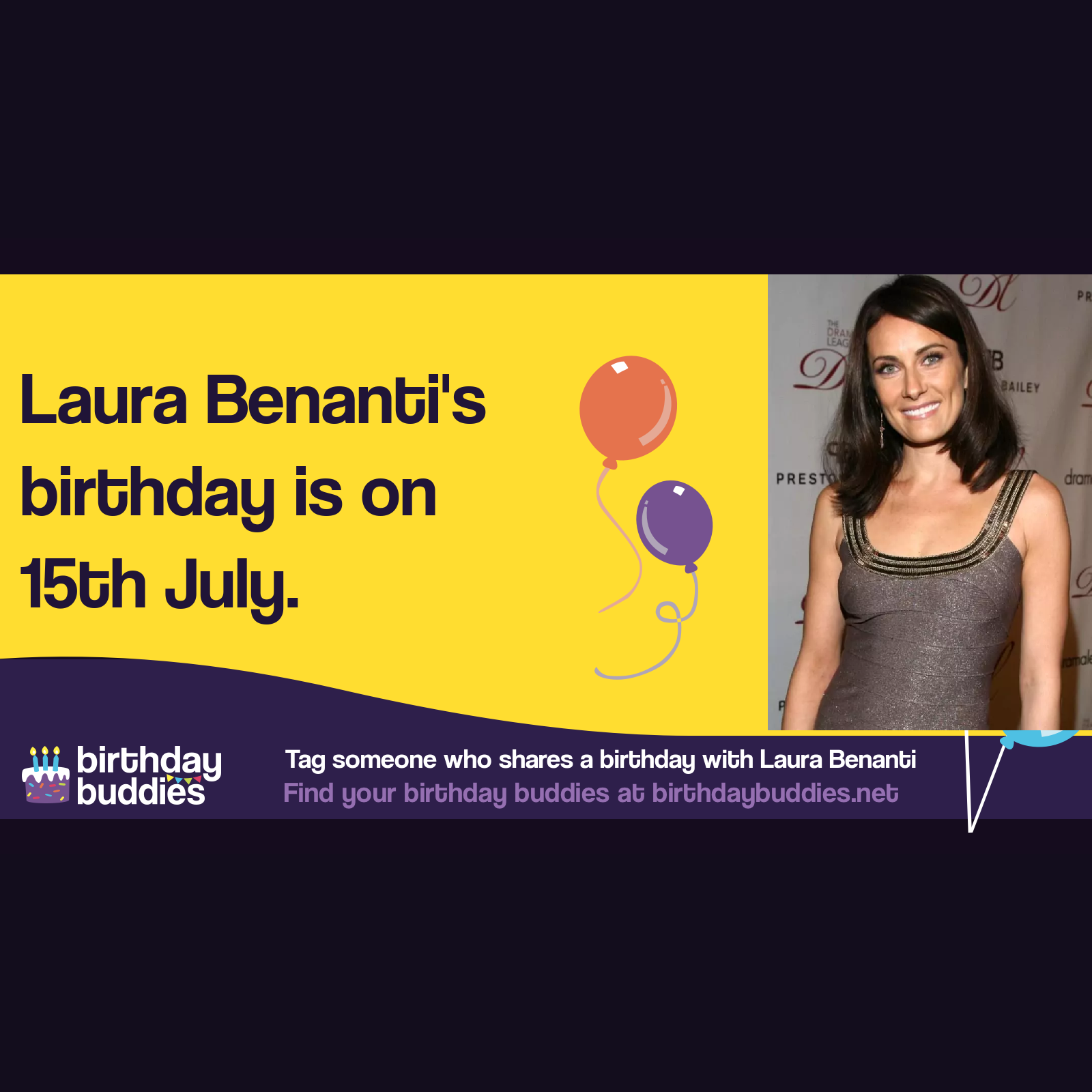 Laura Benanti's birthday is 15th July 1979