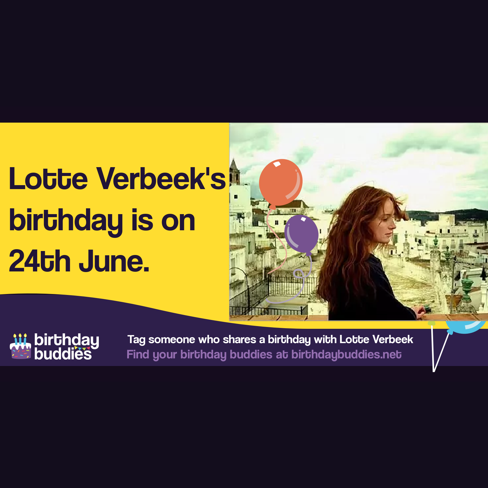 Lotte Verbeek&rsquo;s birthday is 24th June 1982