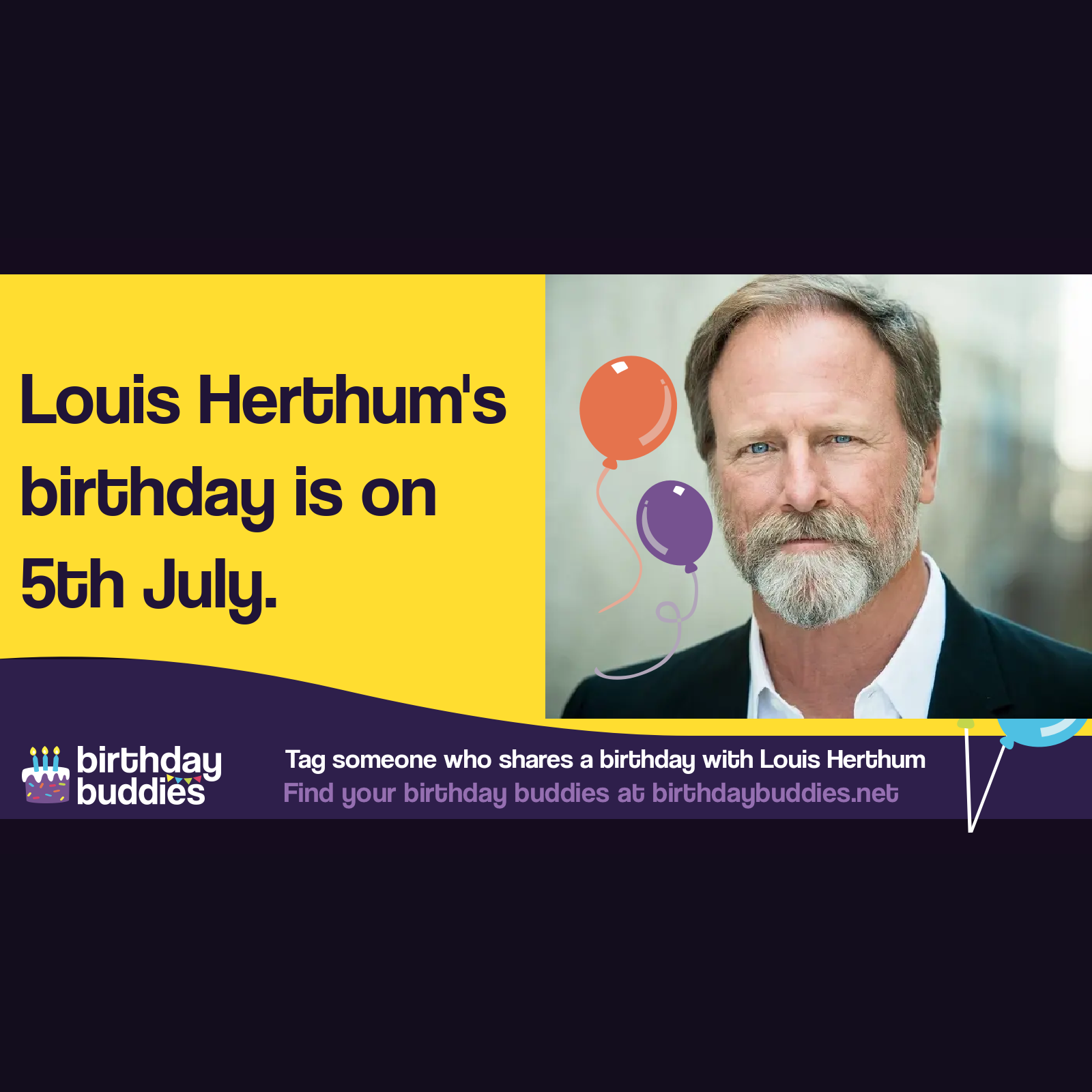 Louis Herthum&rsquo;s birthday is 5th July 1956