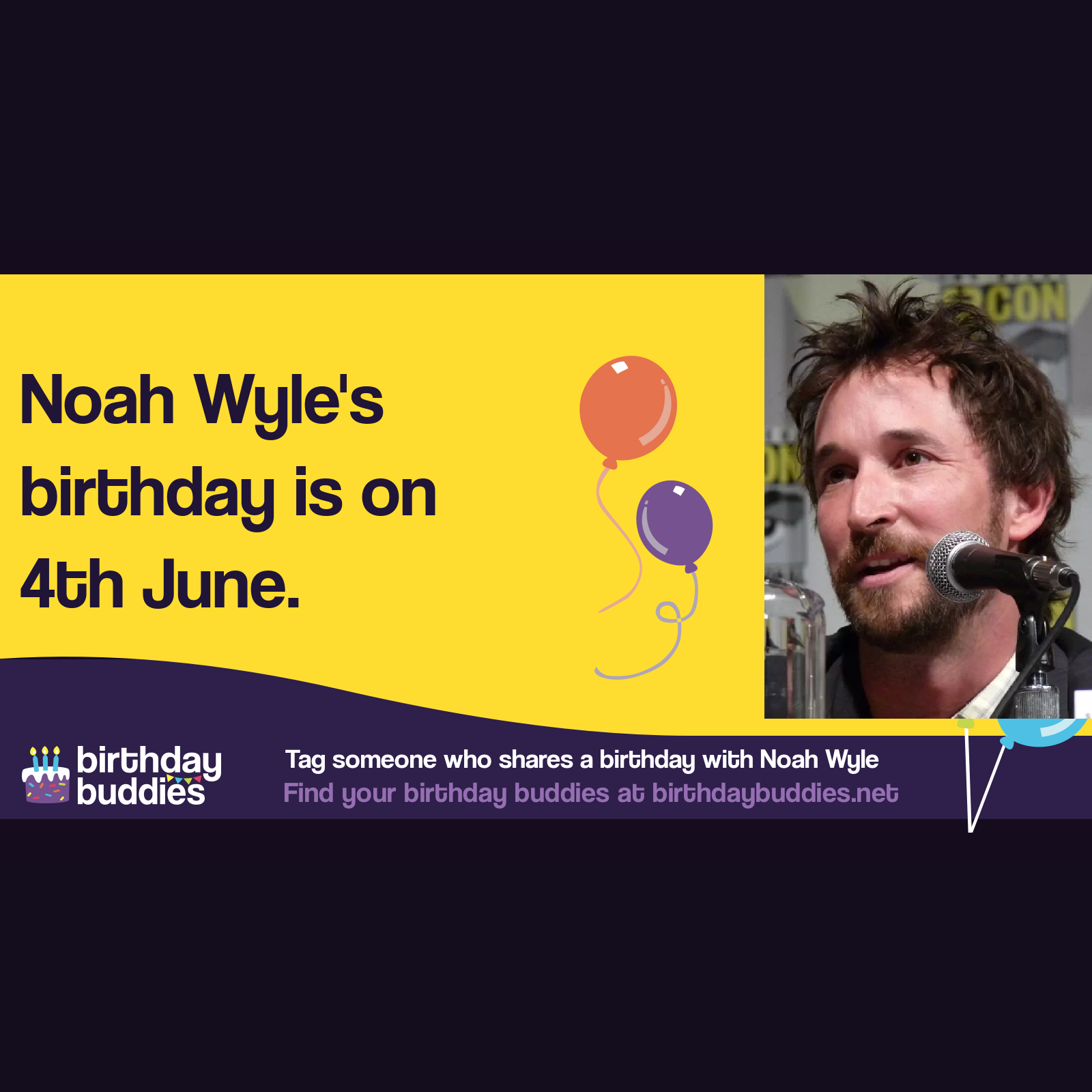 Noah Wyle&rsquo;s birthday is 4th June 1971