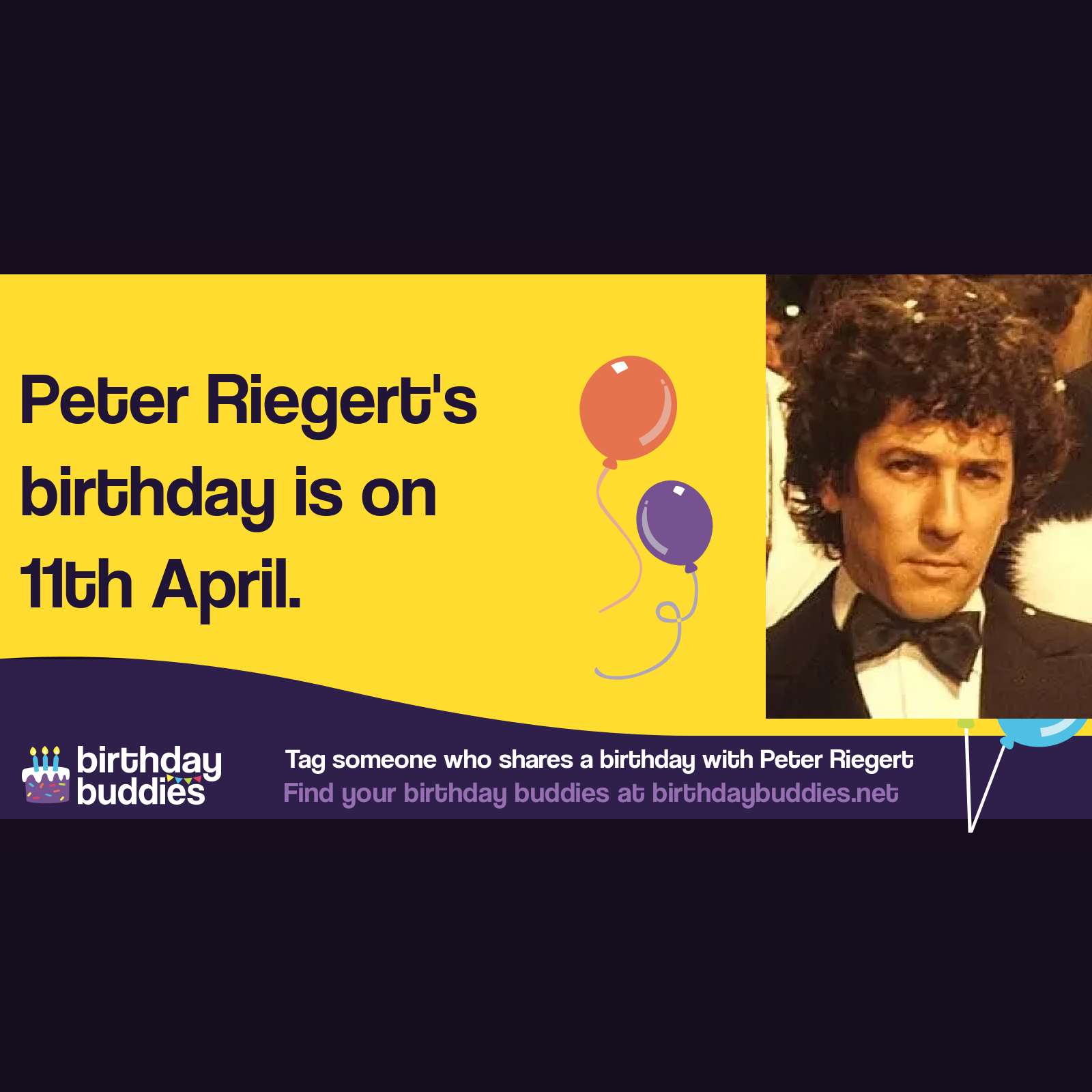Peter Riegert’s birthday is 11th April 1947