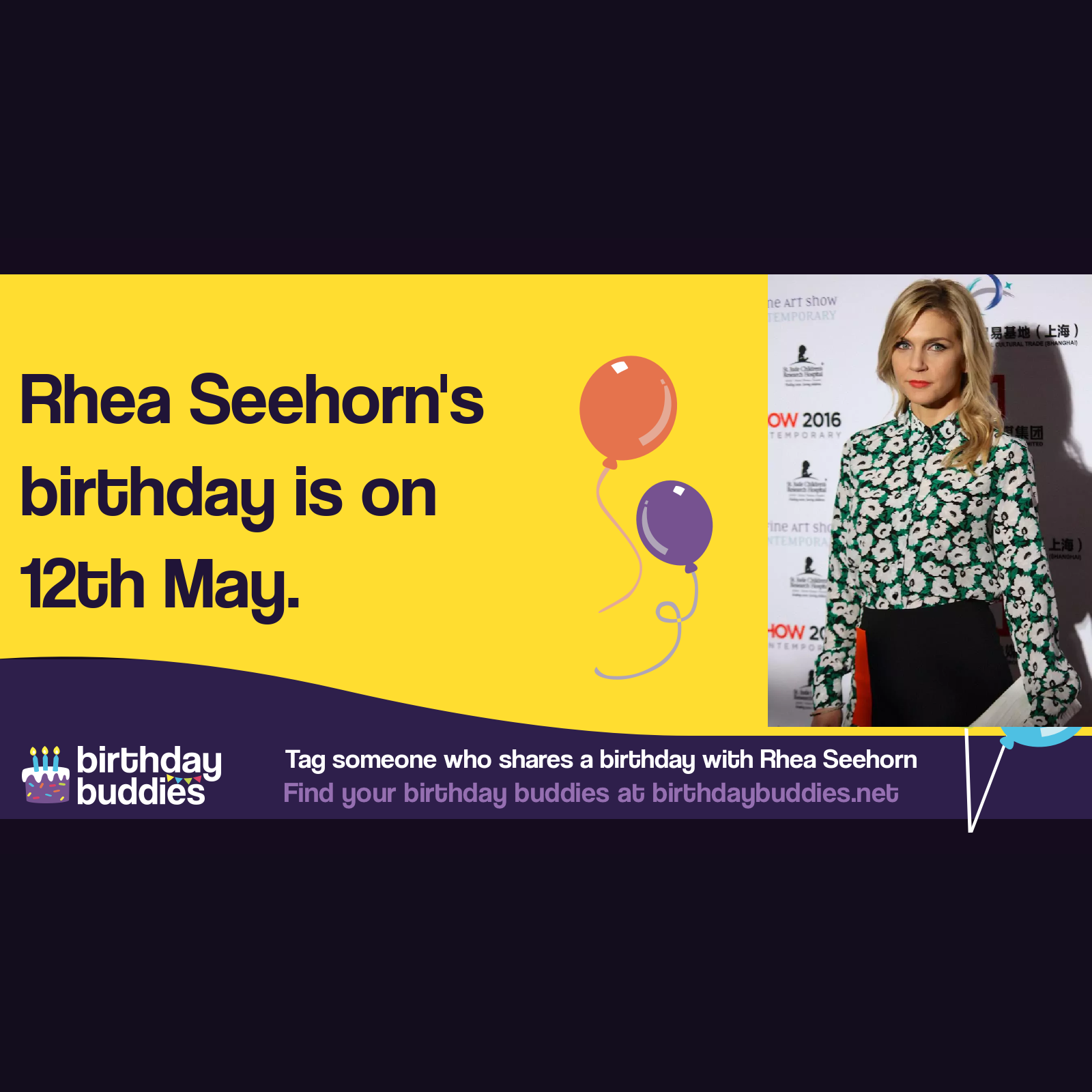 Rhea Seehorn’s birthday is 12th May 1972