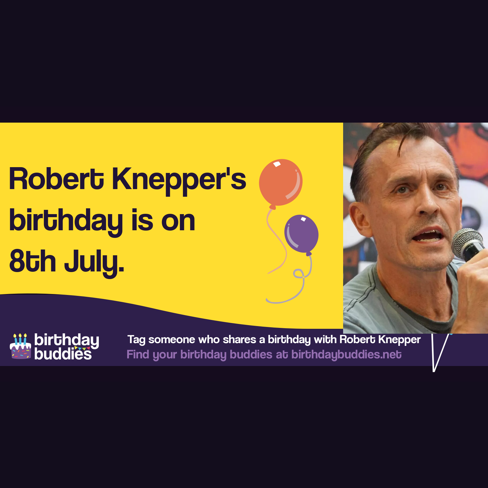 Robert Knepper’s birthday is 8th July 1959