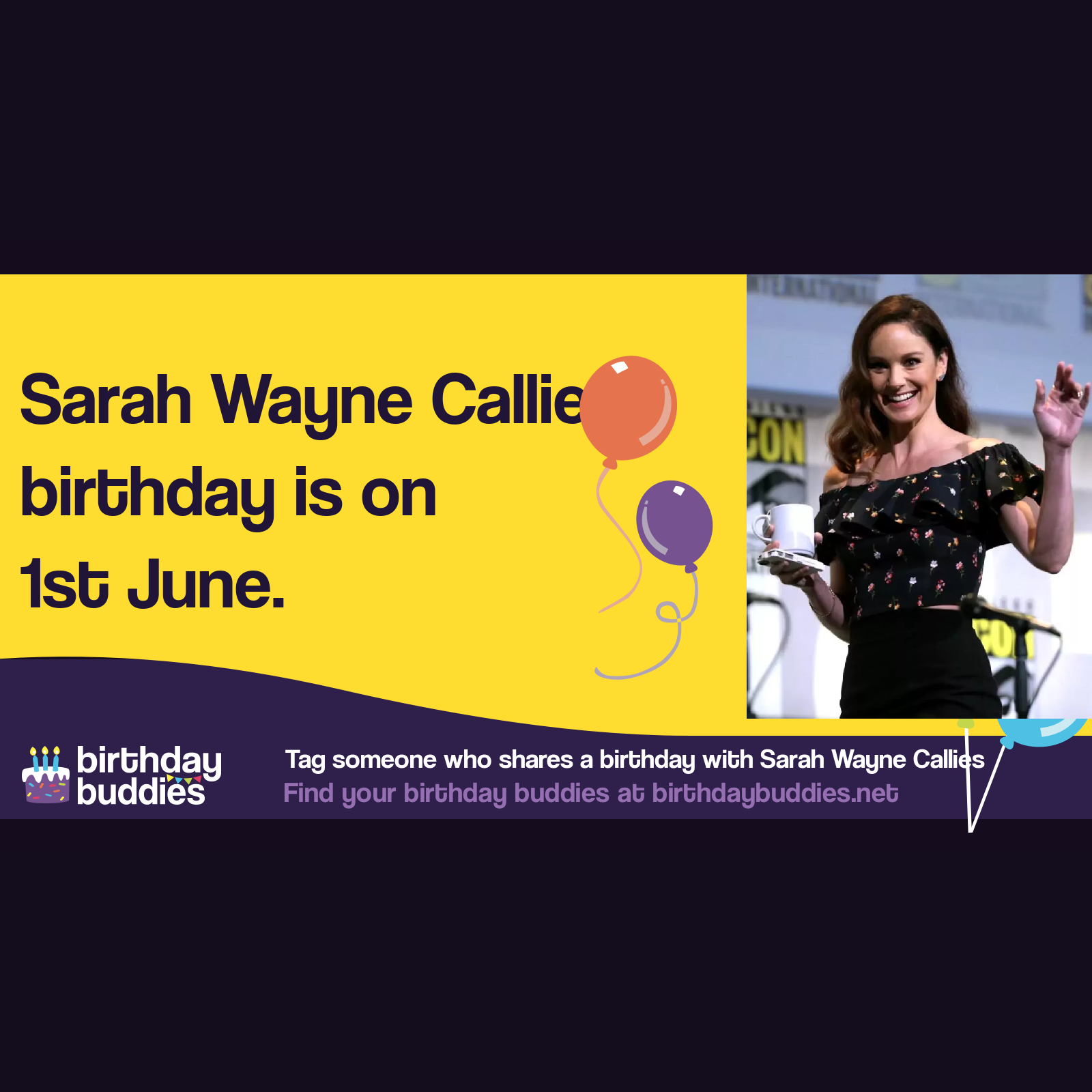 Sarah Wayne Callies’s birthday is 1st June 1977