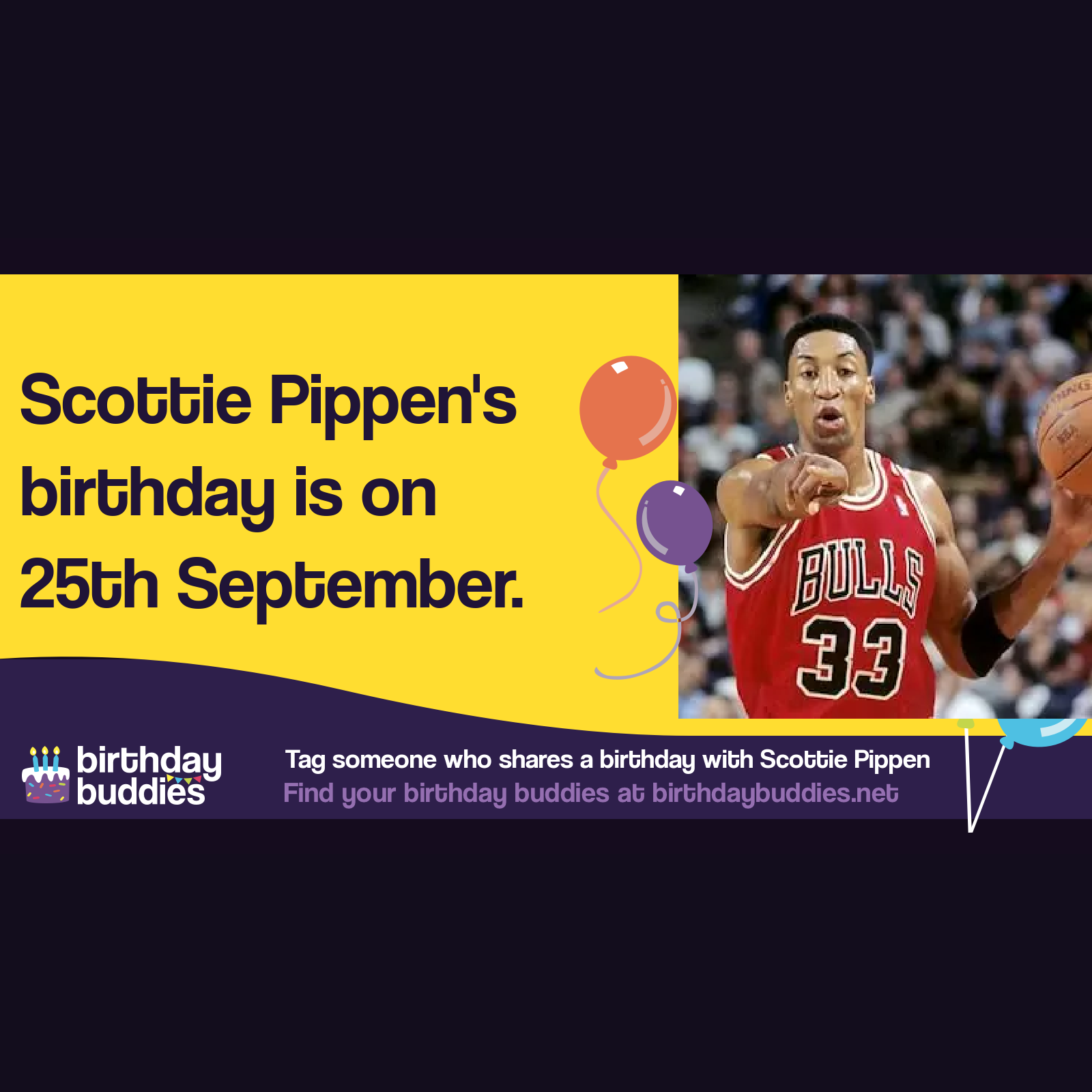 HAPPY 56th BIRTHDAY to SCOTTIE PIPPEN!! 9/25/21 Born Scotty Maurice Pippen  Sr., American former profession…