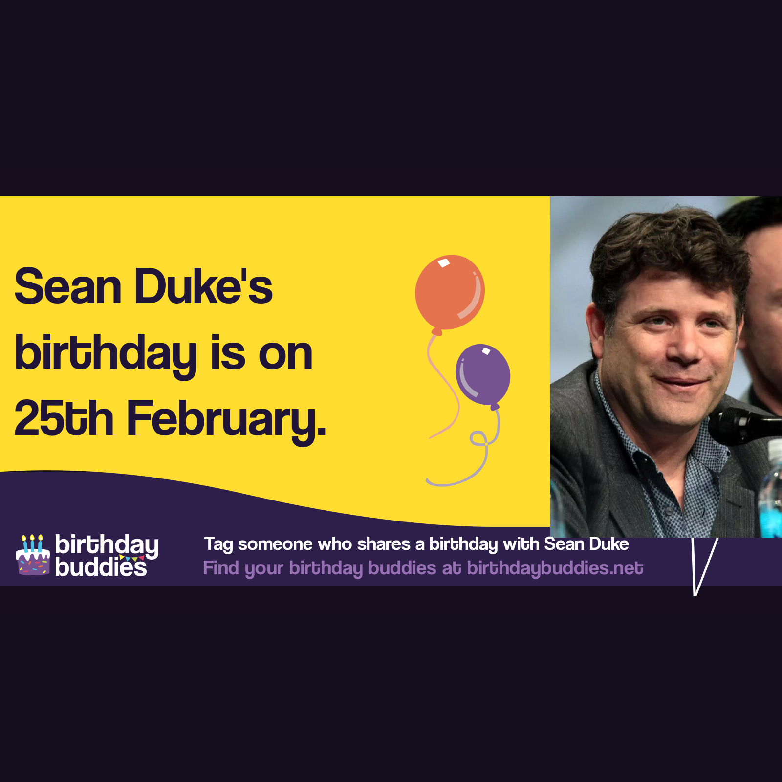 Sean Duke's birthday is 25th February 1971