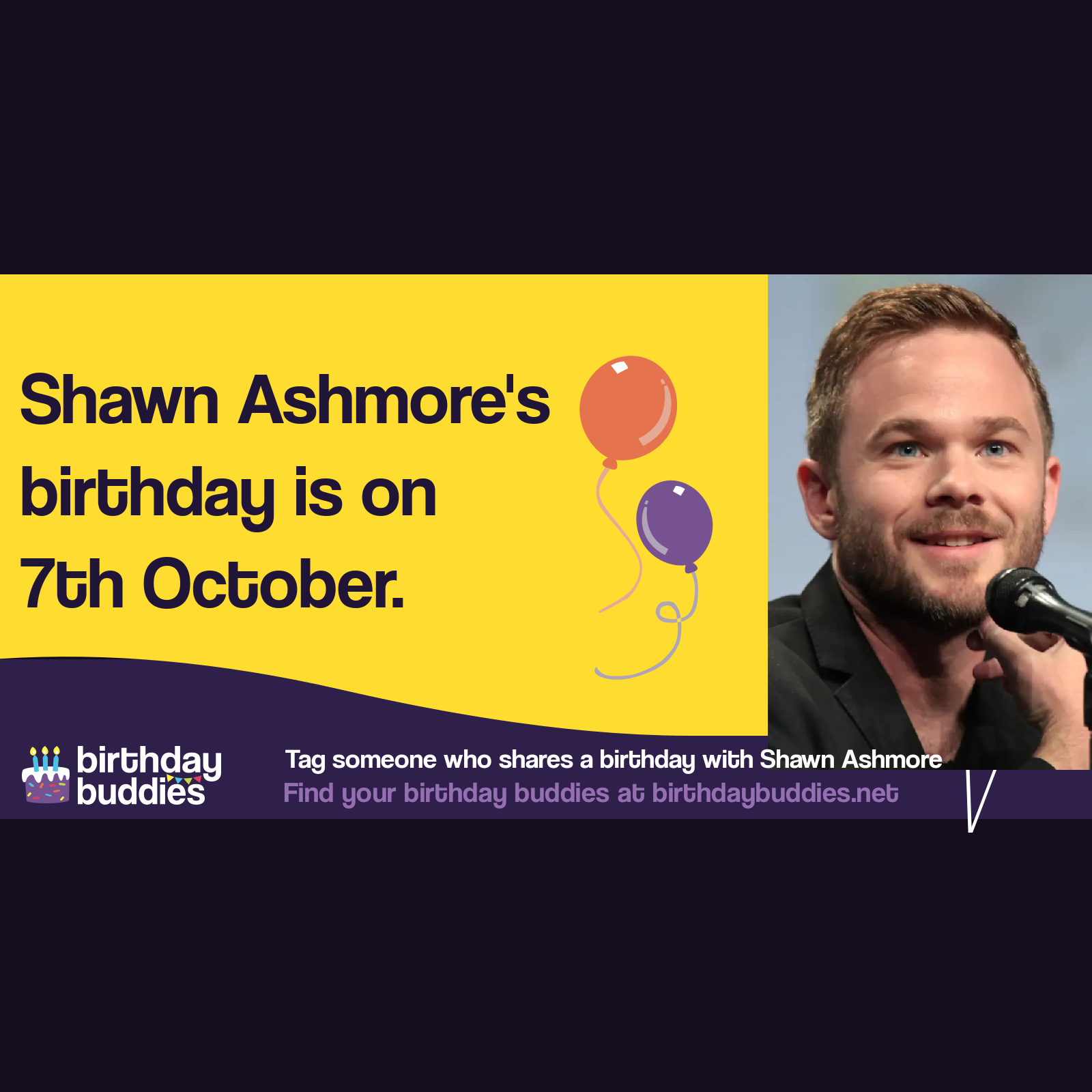 Shawn Ashmore’s birthday is 7th October 1979