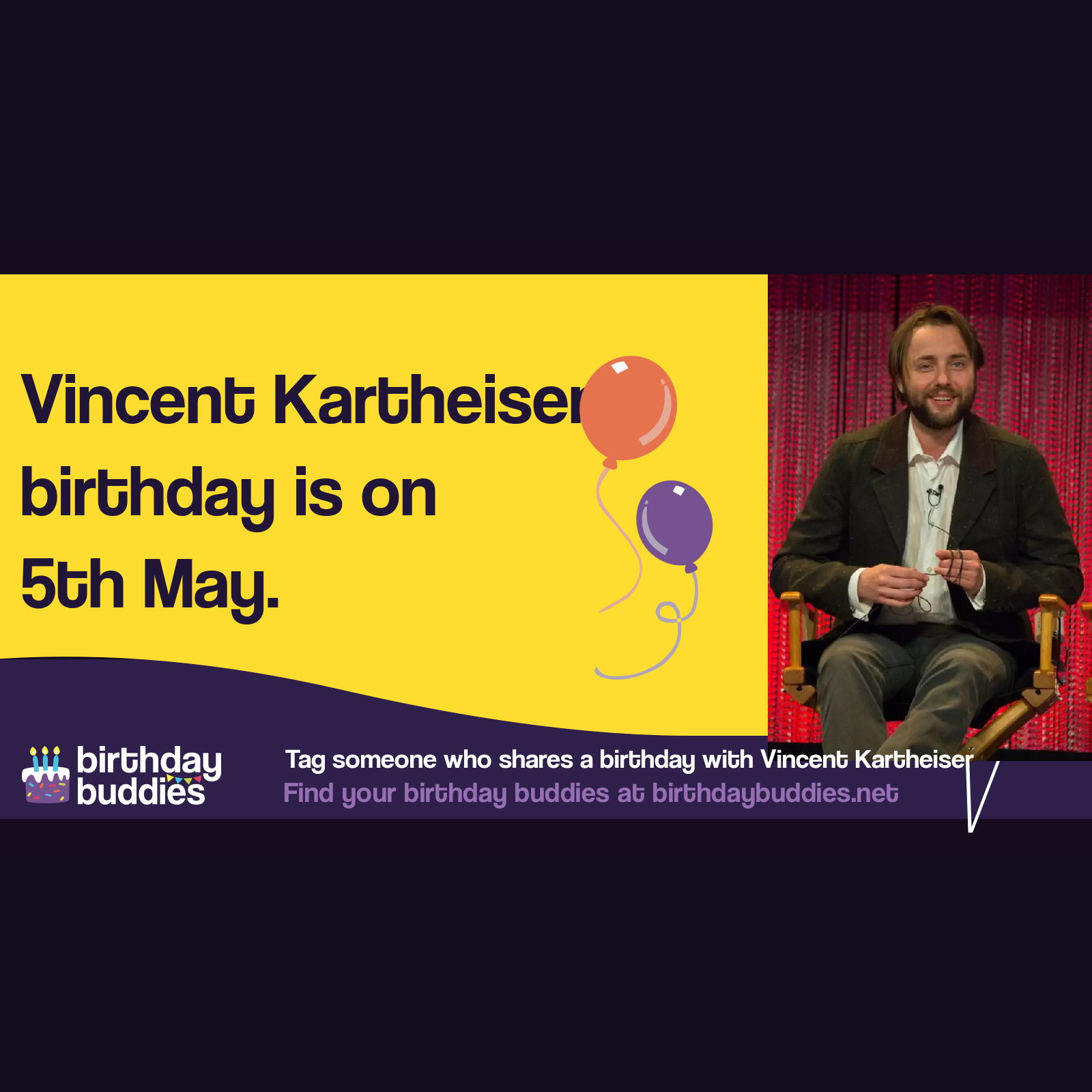 Vincent Kartheiser’s birthday is 5th May 1979