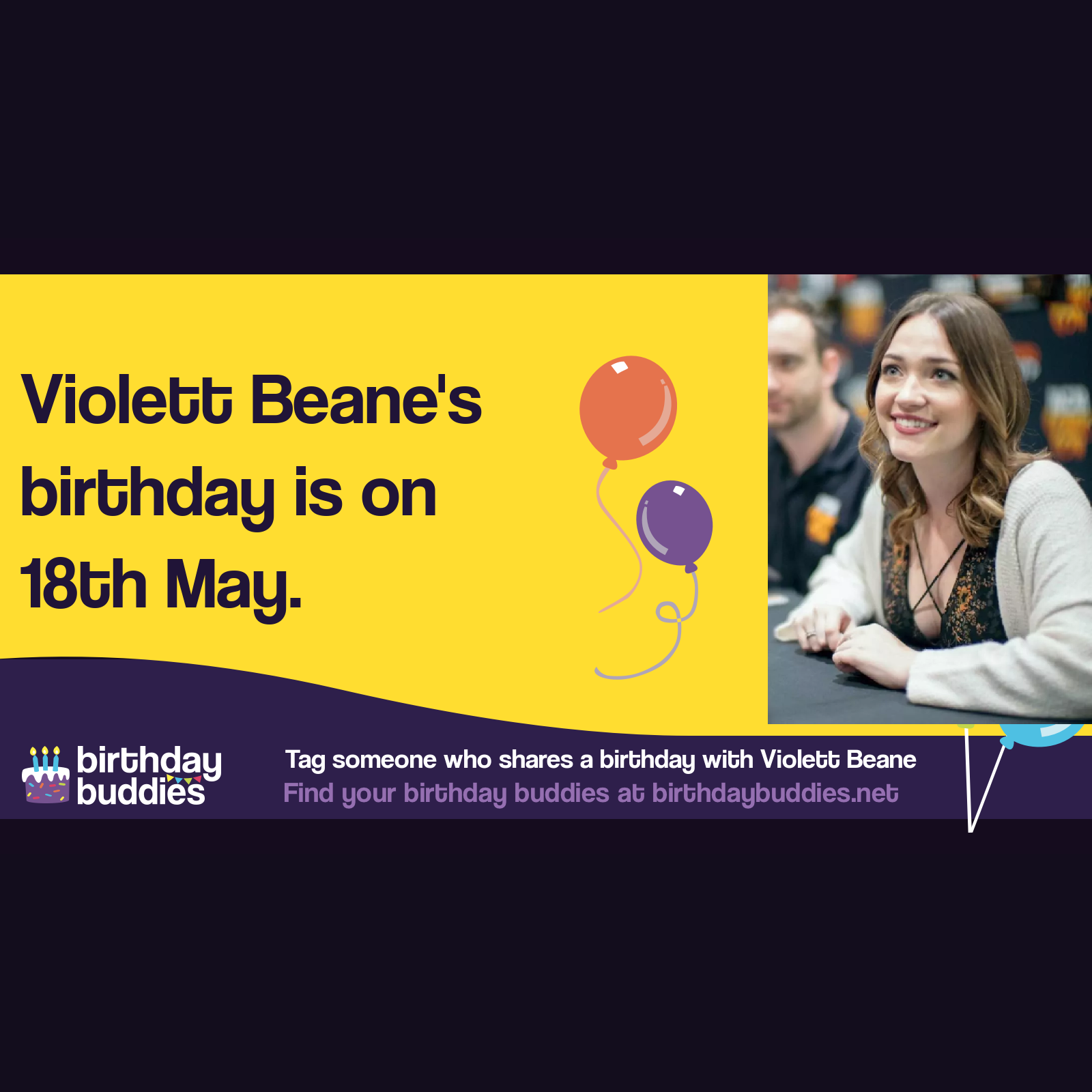 Violett Beane’s birthday is 18th May 1996