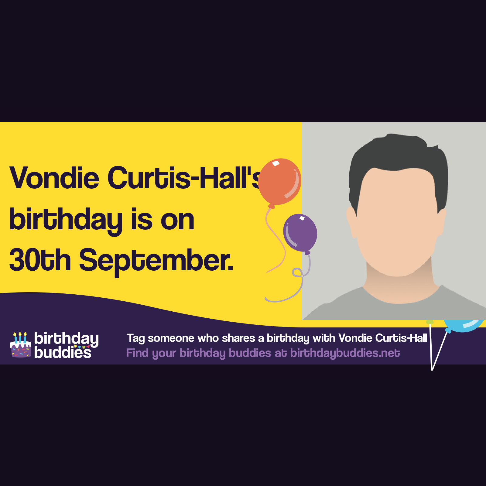 Vondie Curtis-Hall&rsquo;s birthday is 30th September 1956