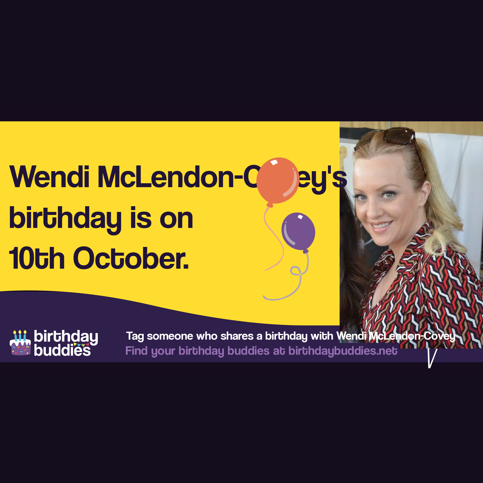 Wendi McLendon-Covey’s birthday is 10th October 1969